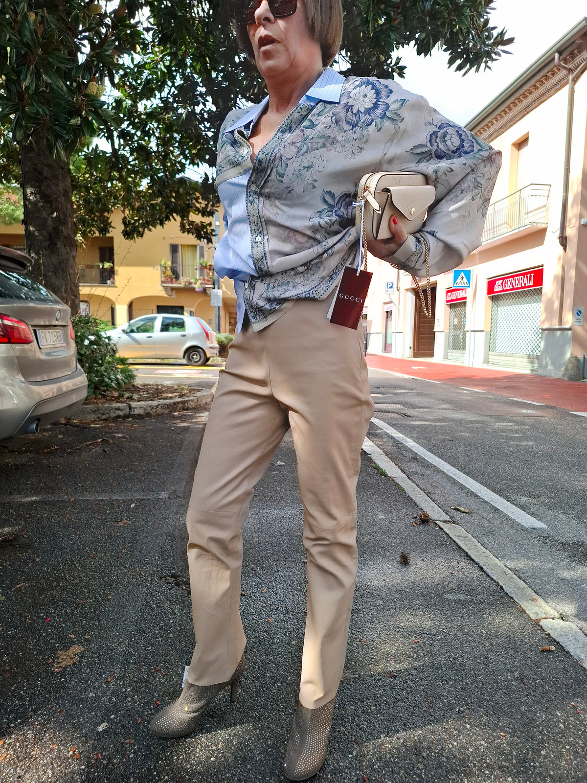 Leggins pelle tg 42 Gimos
