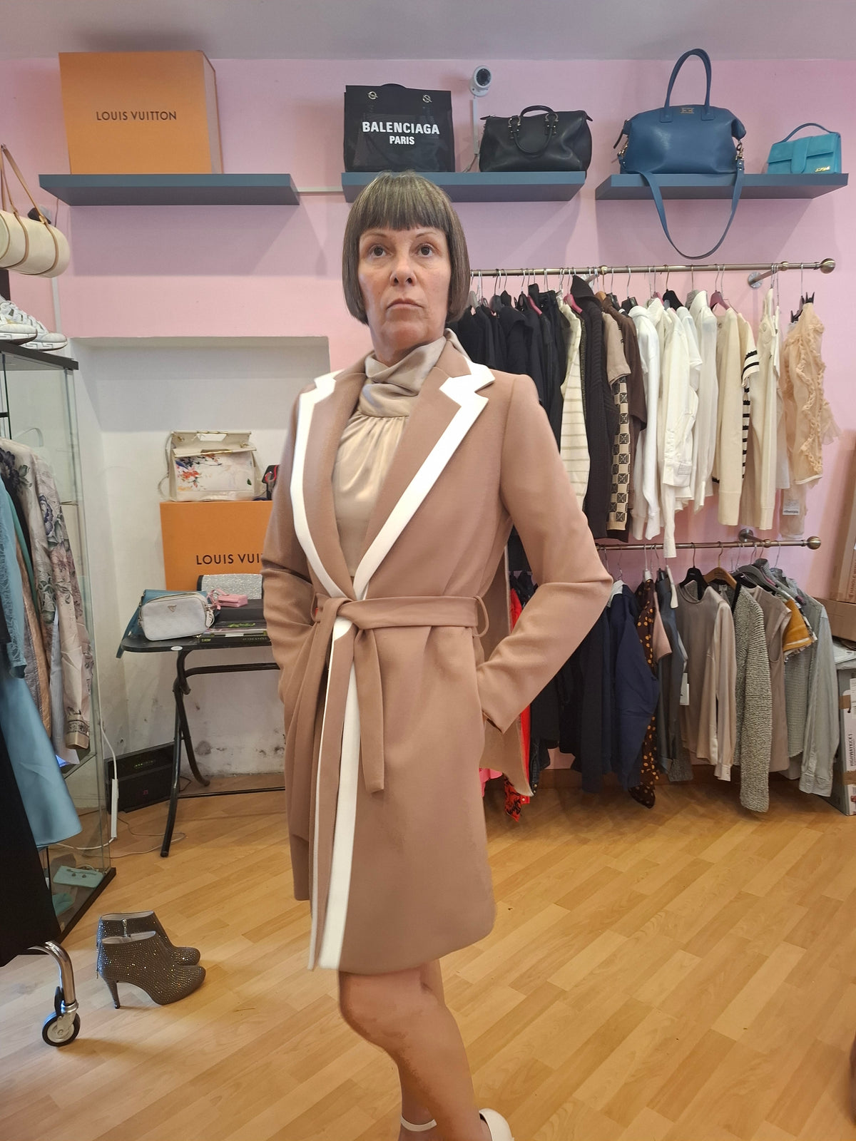 Cappottino beige Toy g tg 40