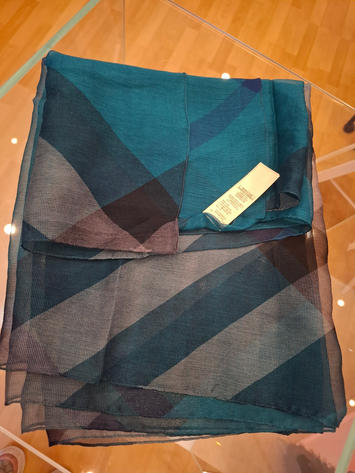 Pashmina Burberry seta