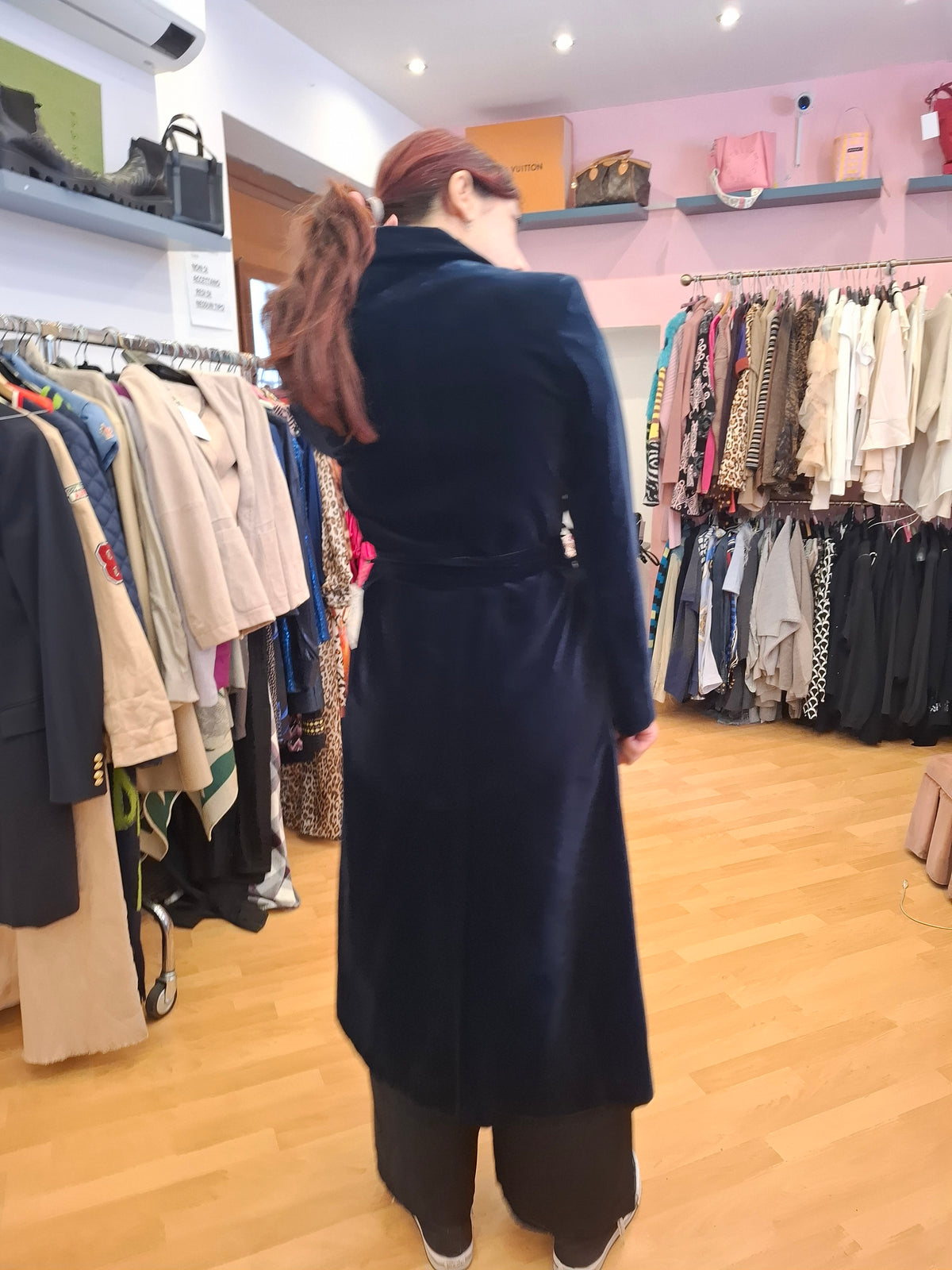 Cappotto in velluto Off tg 40