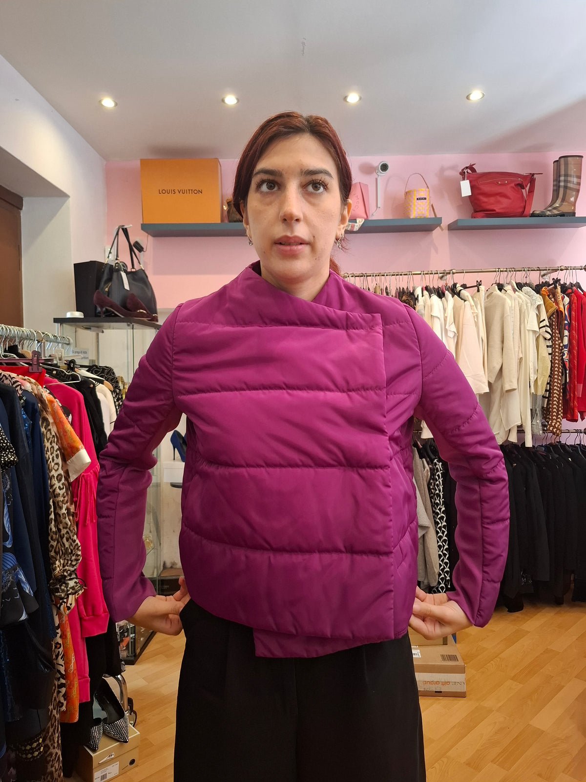 Piumino Liviana conti tg 38 nuovo con cartellino