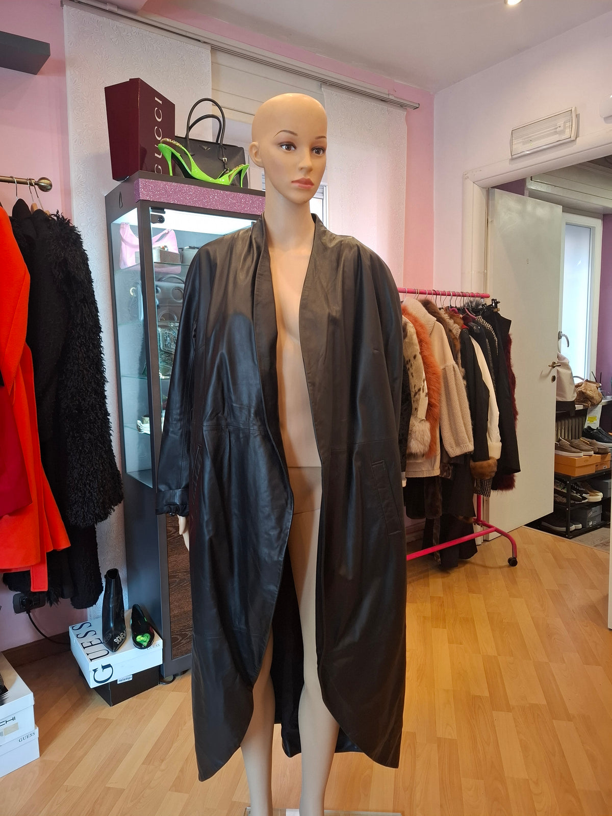Cappotto pelle Federica Tosi tg U