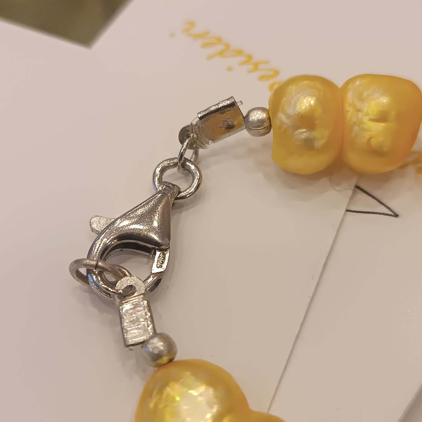 Collana argento con perle coltivate