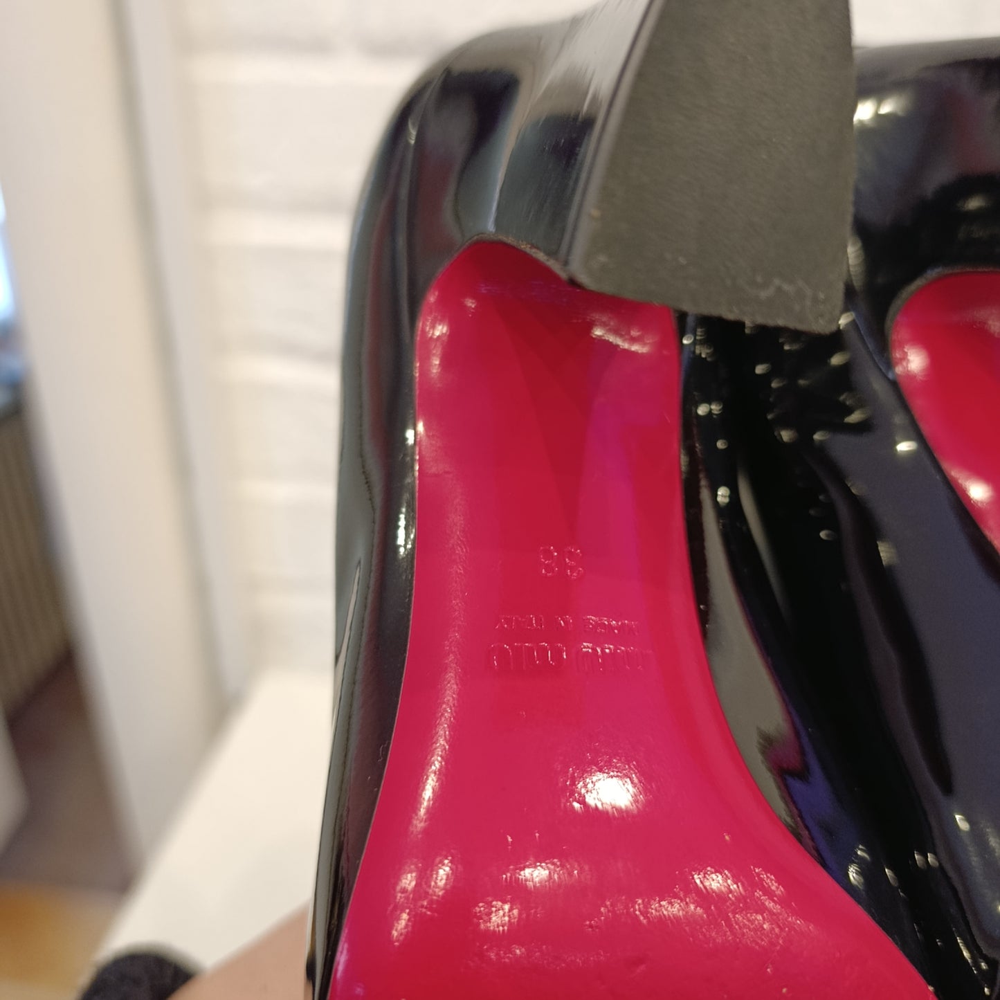 Tacchi Miu Miu neri n*38