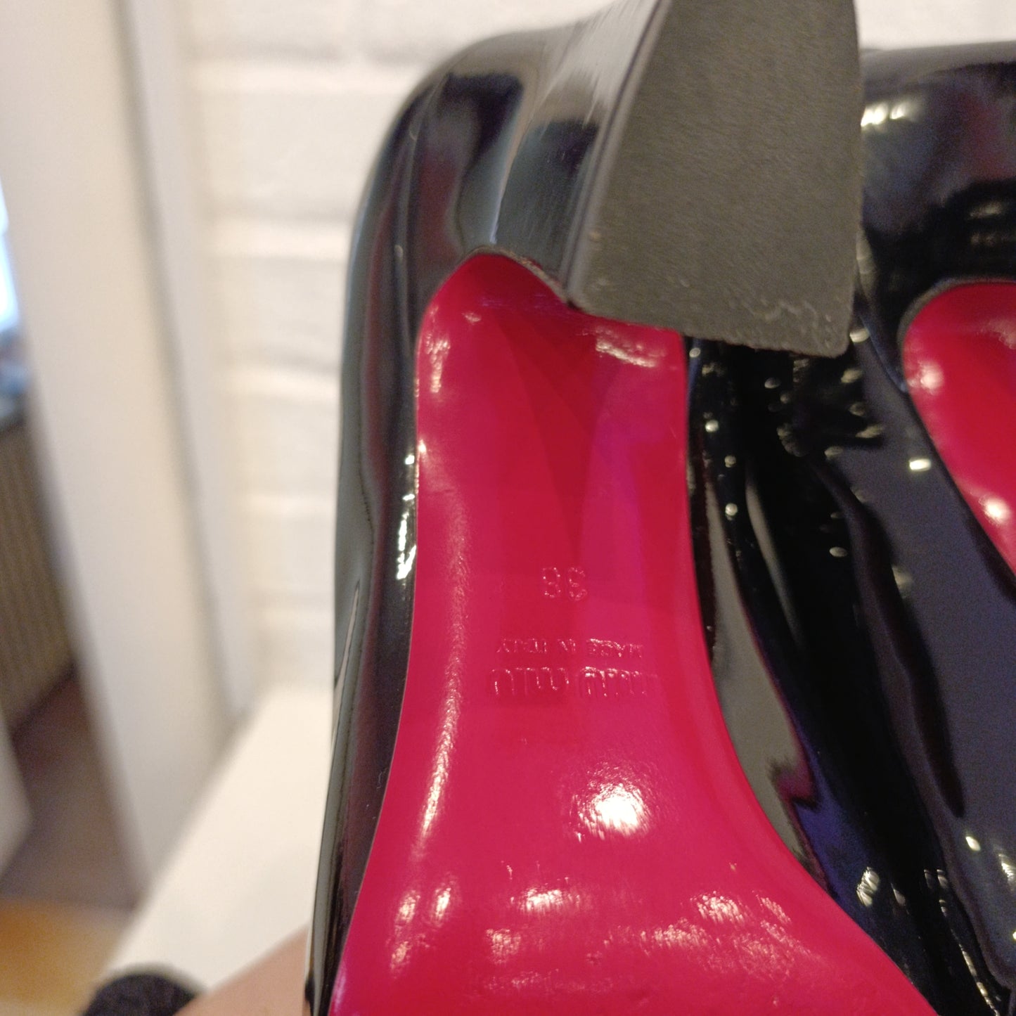 Tacchi Miu Miu neri n*38