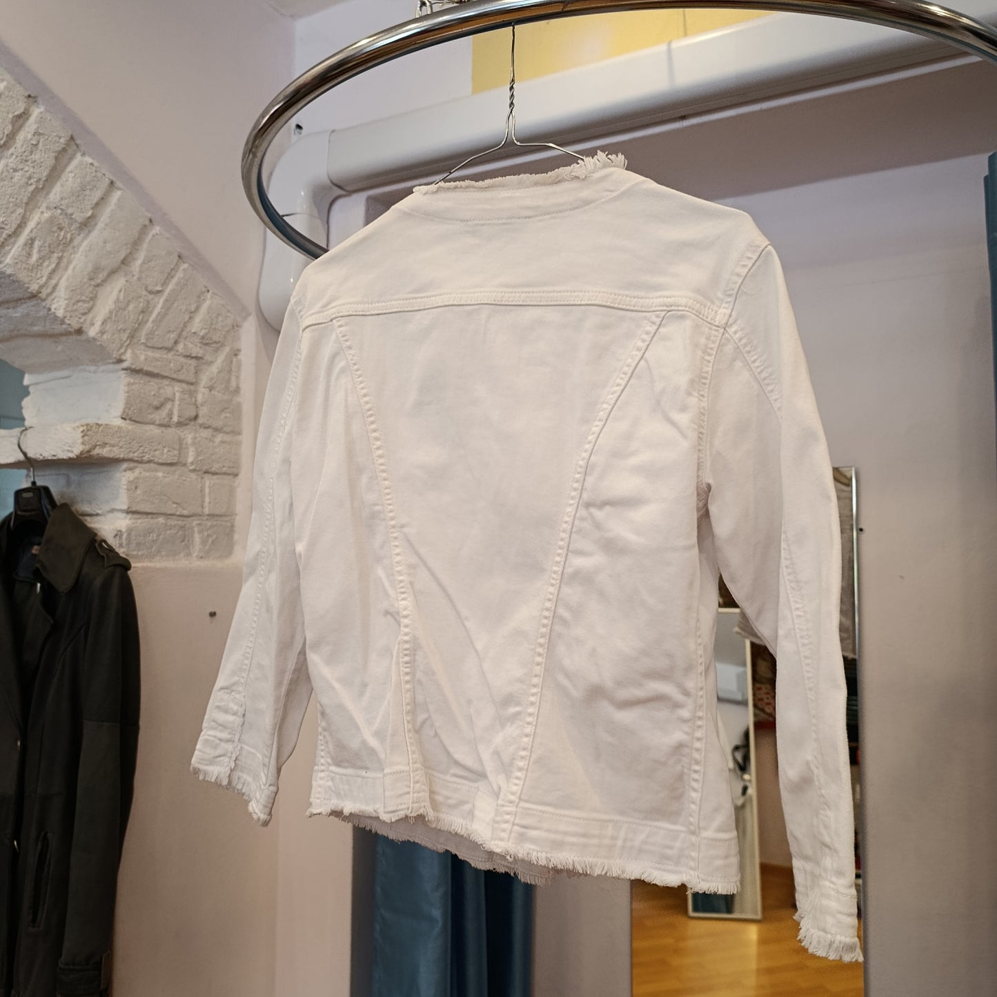 Giubbino Liu Jo denim bianco tg 42