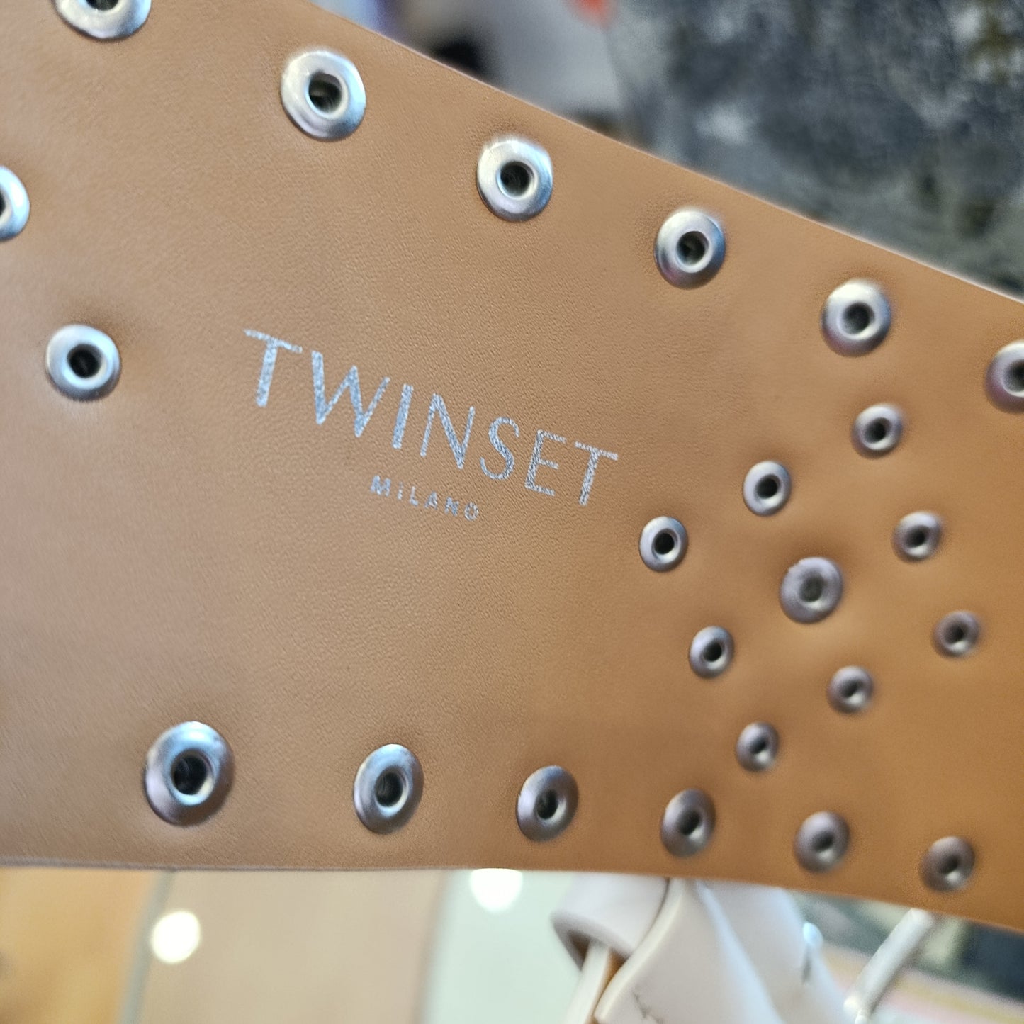 Cintura Twin Set borchie alta tg S