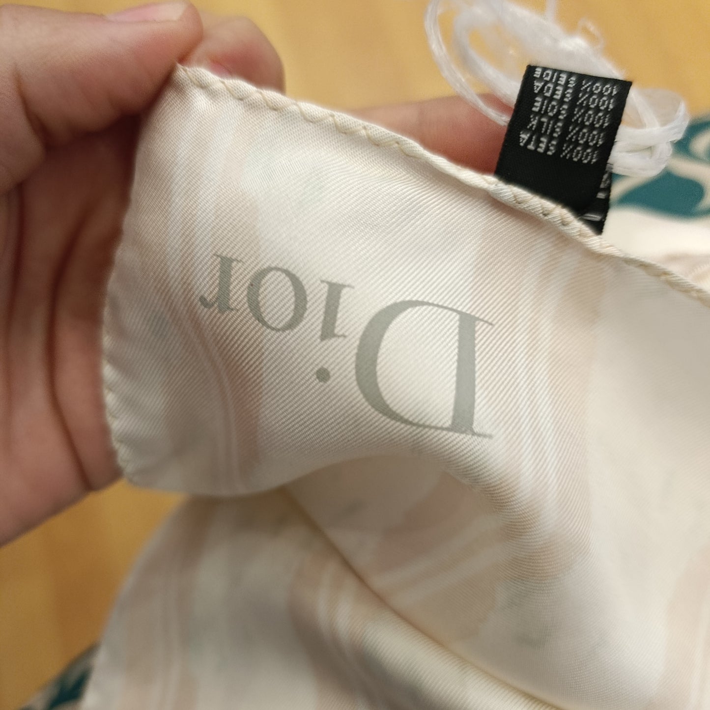 Foulard Dior rosa chiaro