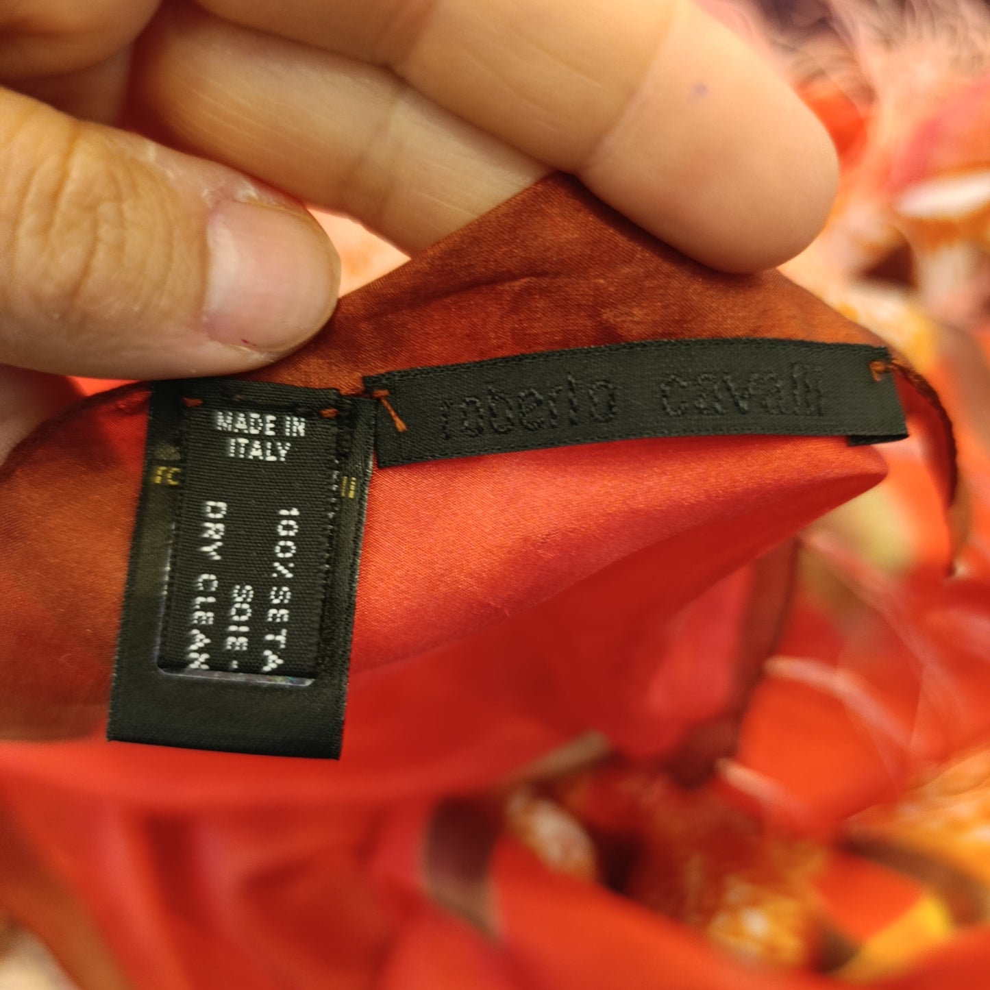 Scialle Roberto Cavalli pura seta