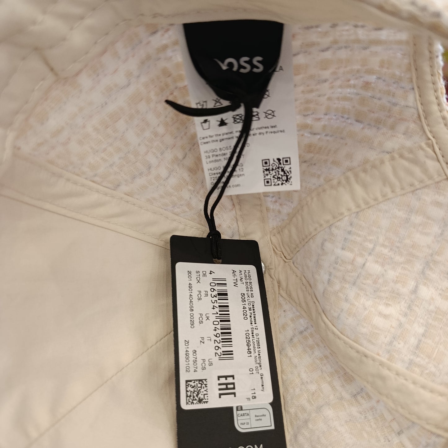 Cappello Hugo Boss nuovo tg M/L