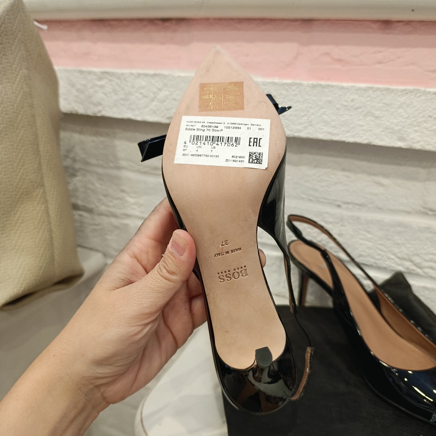 Tacco comodo Hugo Boss nuove n*37