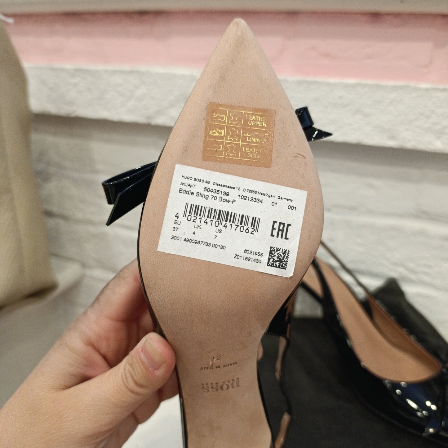 Tacco comodo Hugo Boss nuove n*37