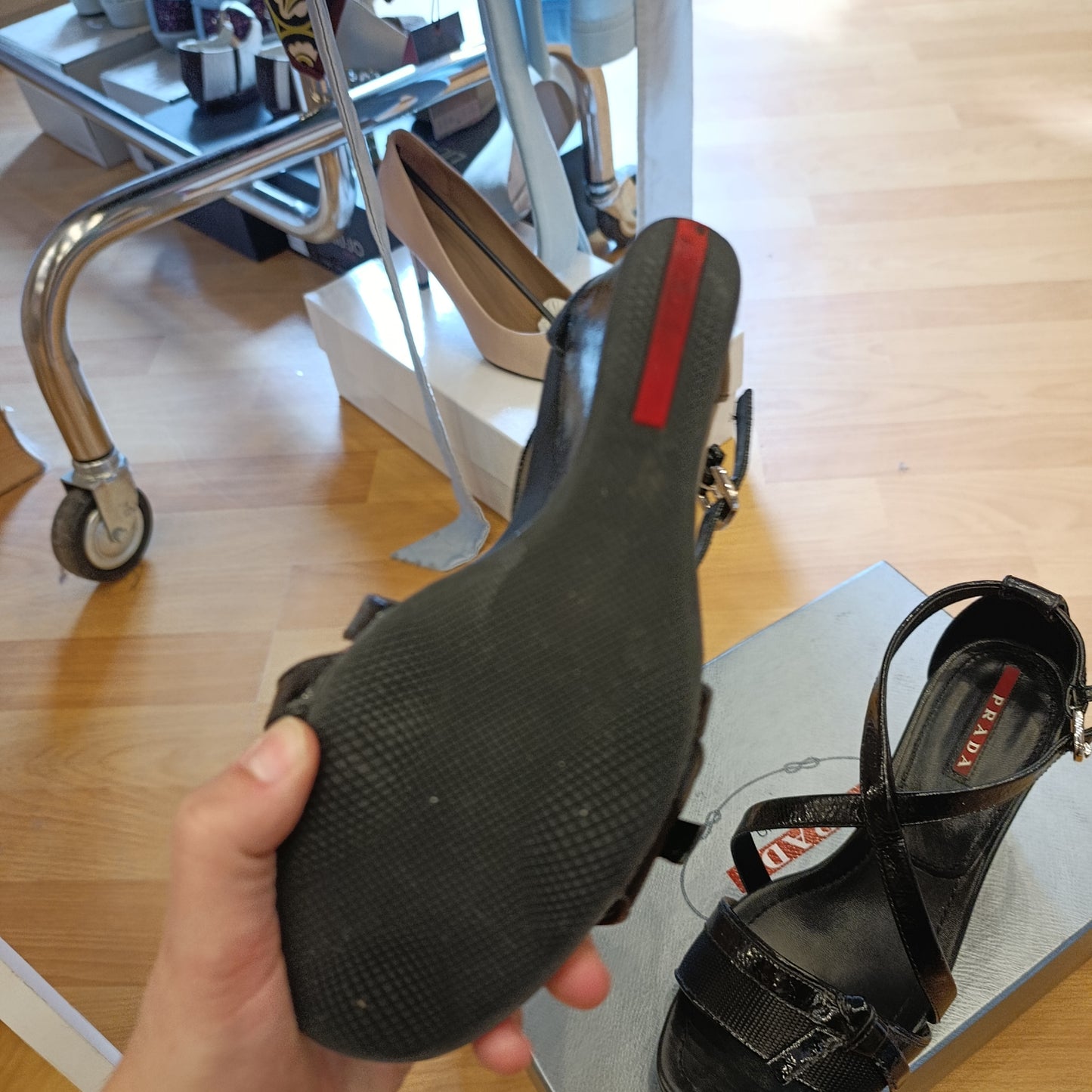 Zeppa Prada nera n*37.5
