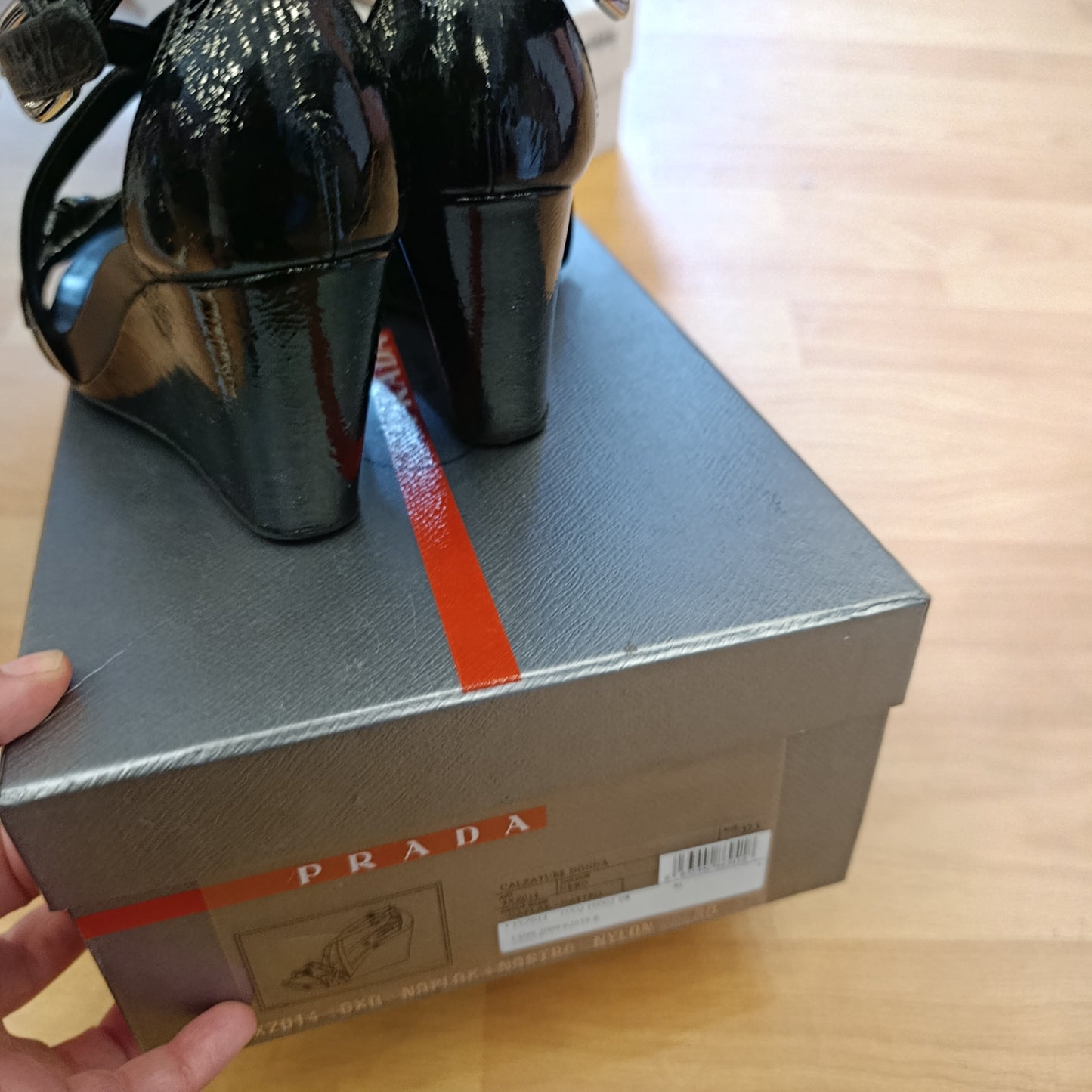 Zeppa Prada nera n*37.5