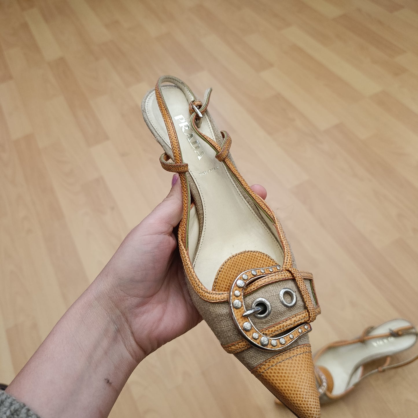Sandali Prada arancione n*37.5