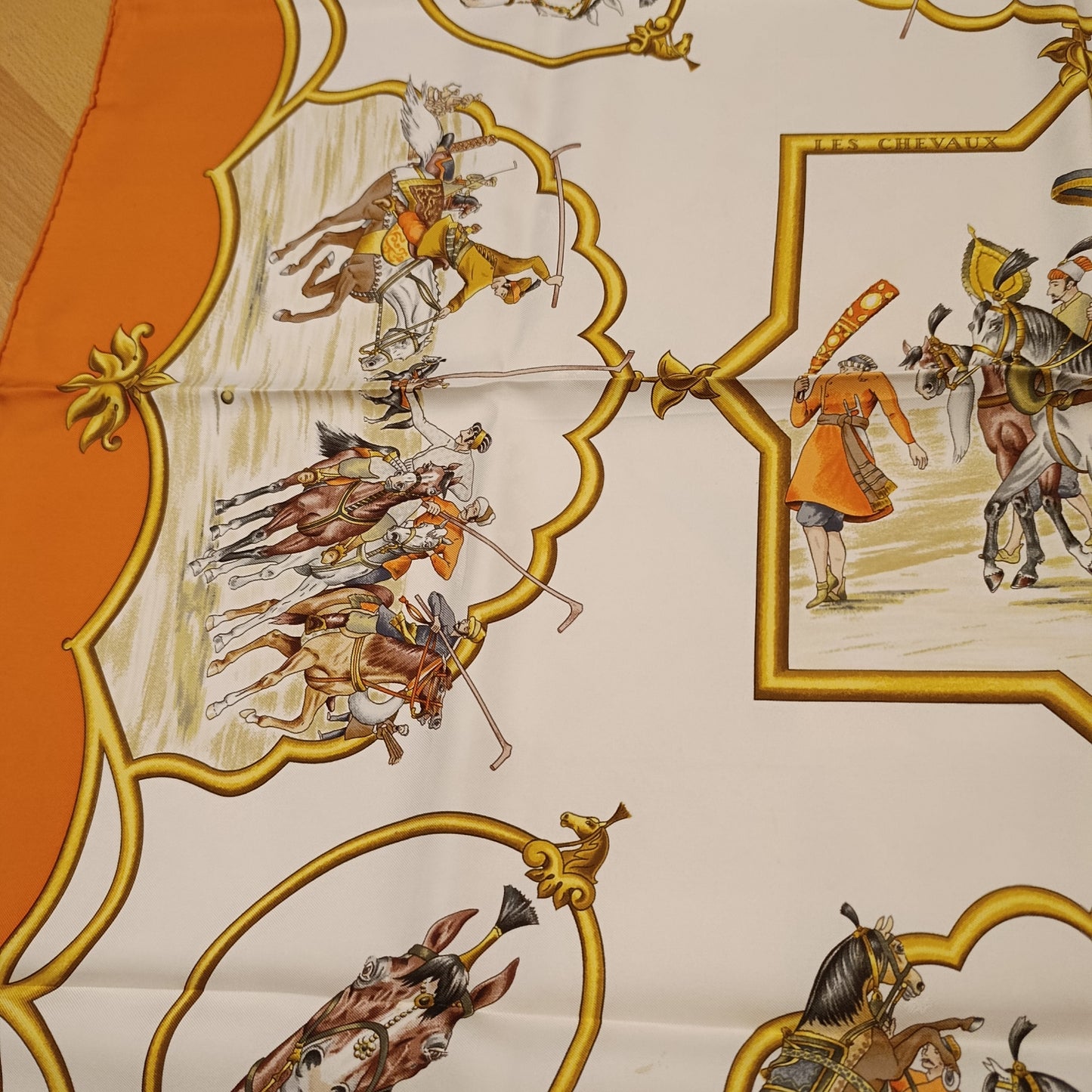 Foulard Hermes "Les Chevaux Des Moghols"