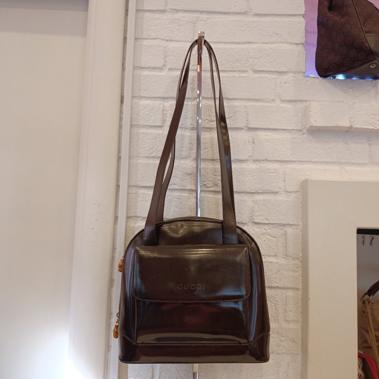 Borsa vintage Gucci bamboo