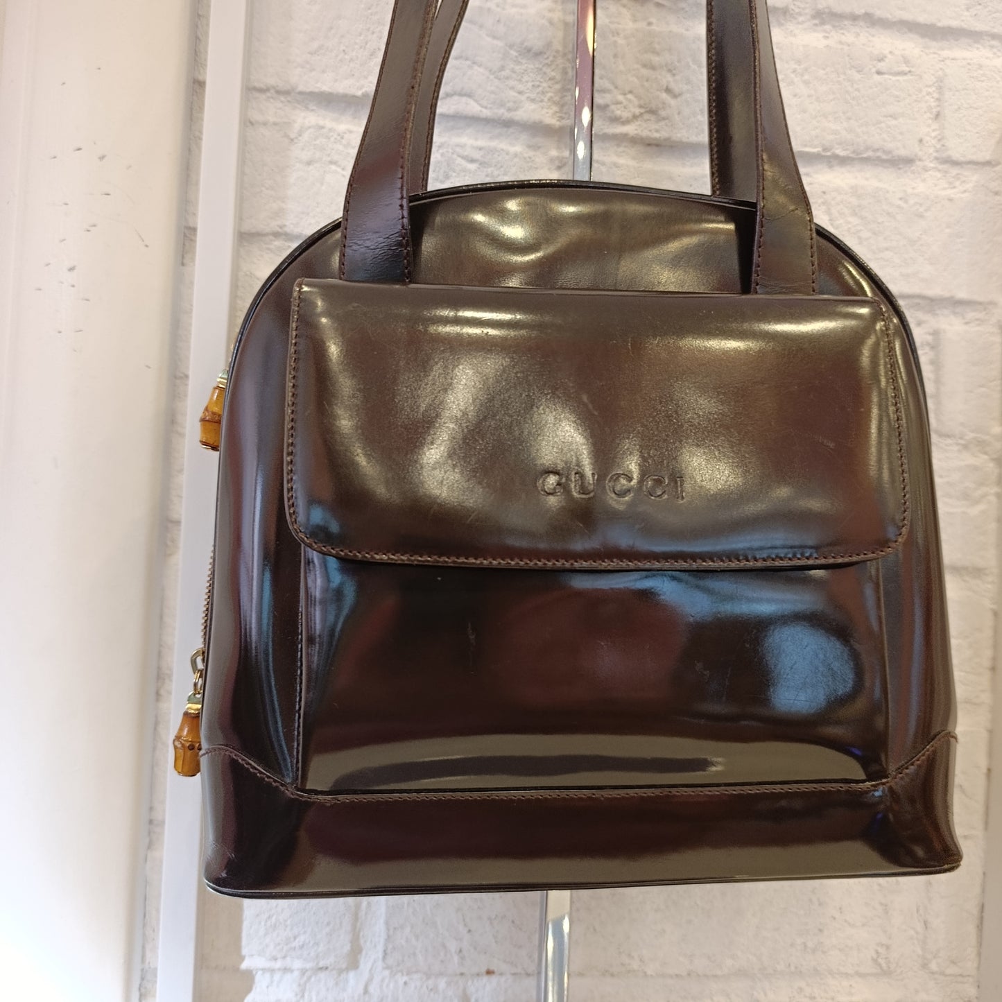 Borsa vintage Gucci bamboo