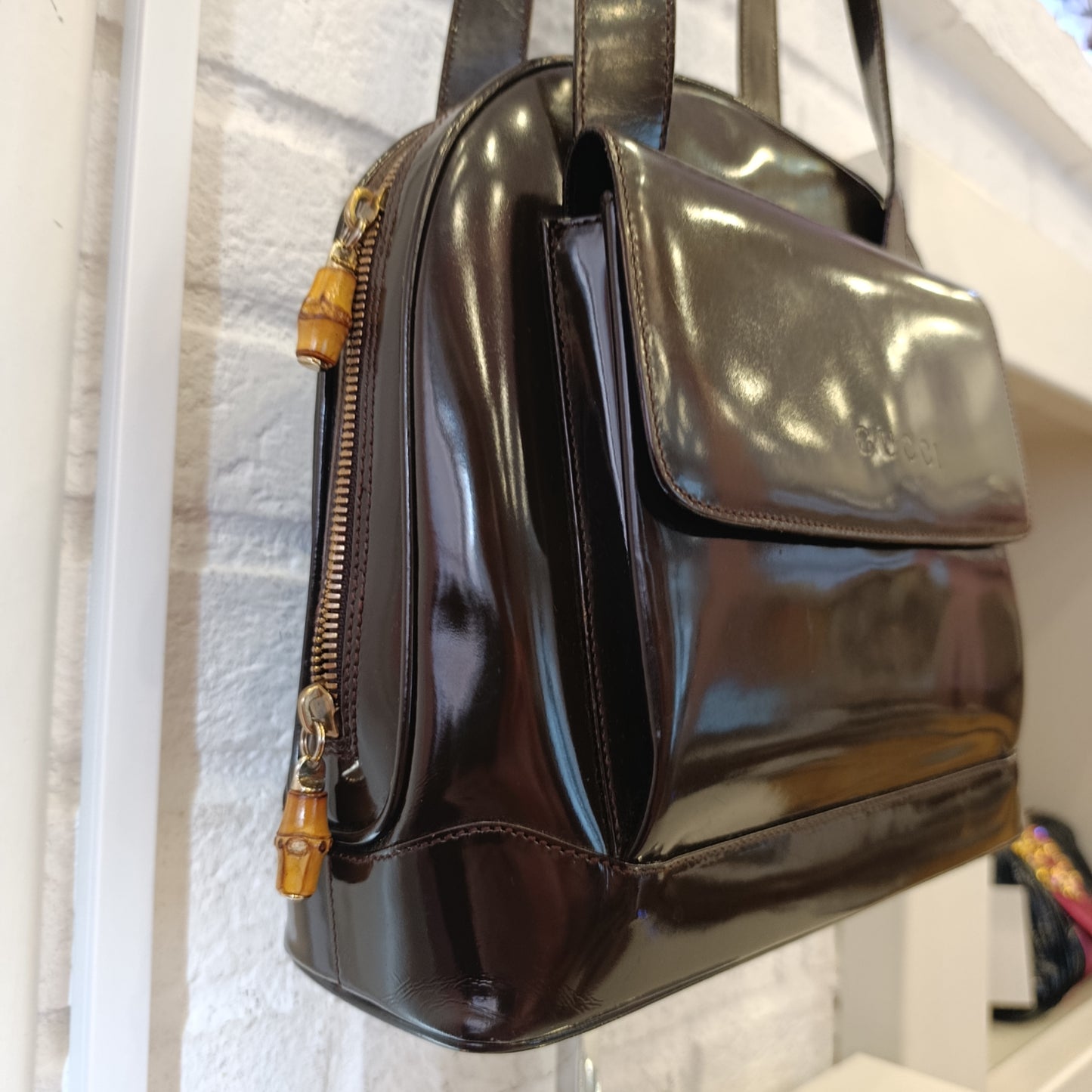 Borsa vintage Gucci bamboo