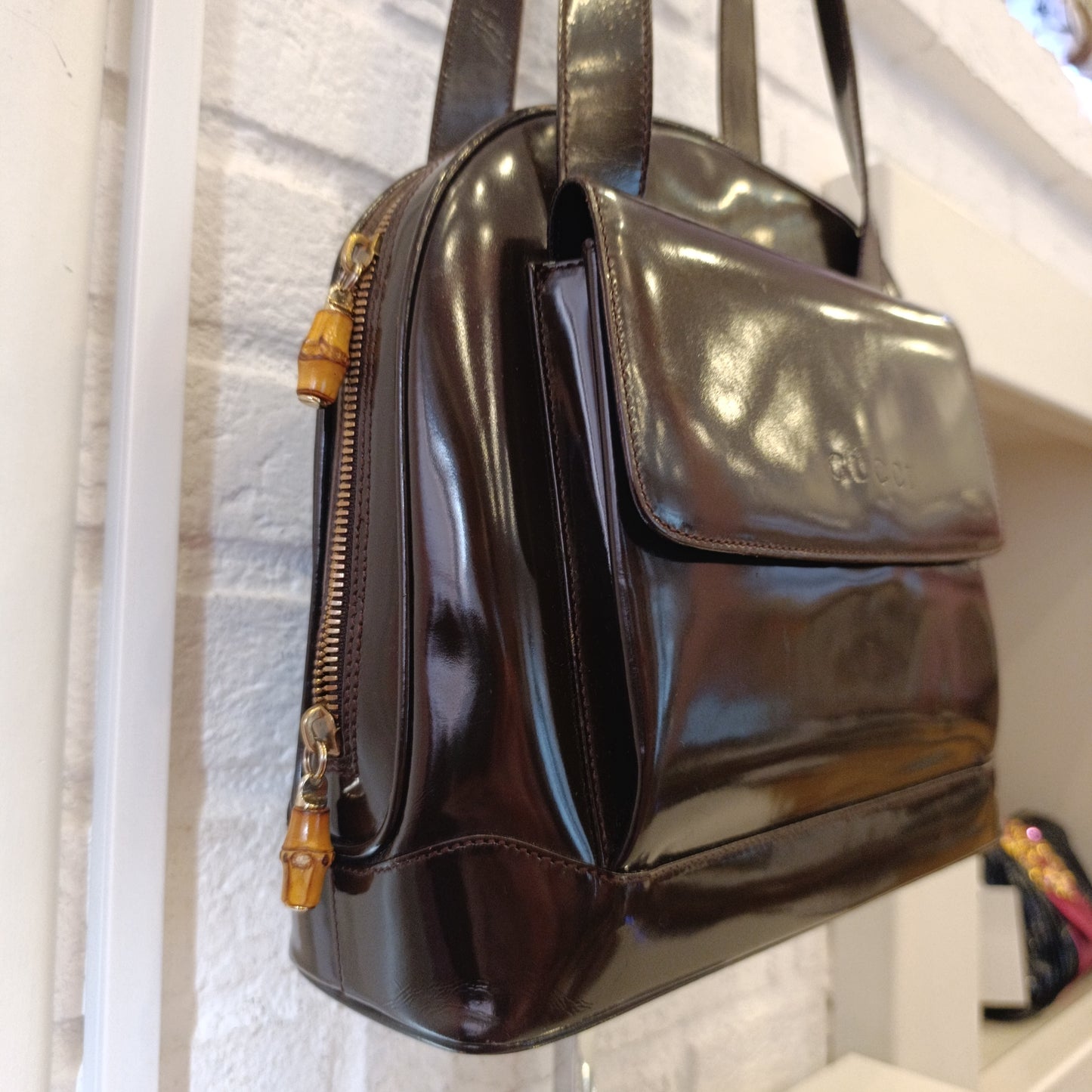 Borsa vintage Gucci bamboo