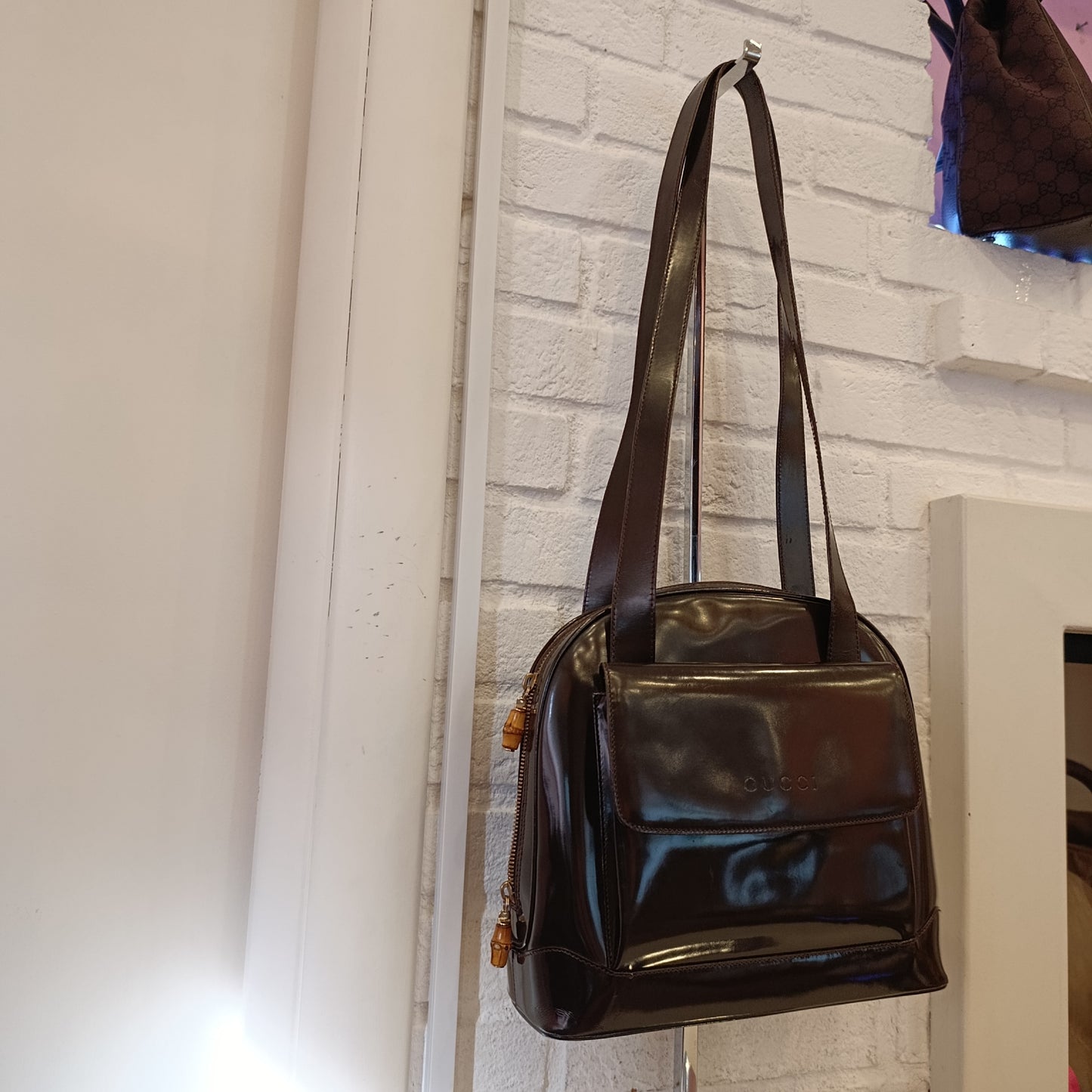 Borsa vintage Gucci bamboo