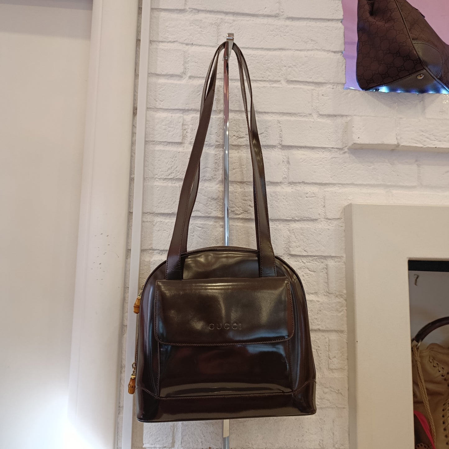 Borsa vintage Gucci bamboo