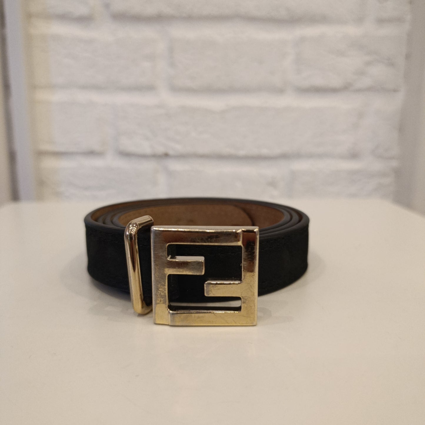 Cintura Fendi nera mis 90