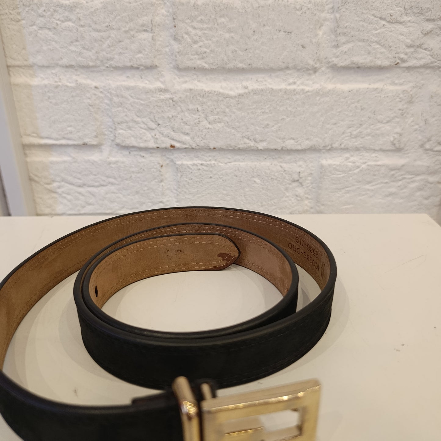 Cintura Fendi nera mis 90