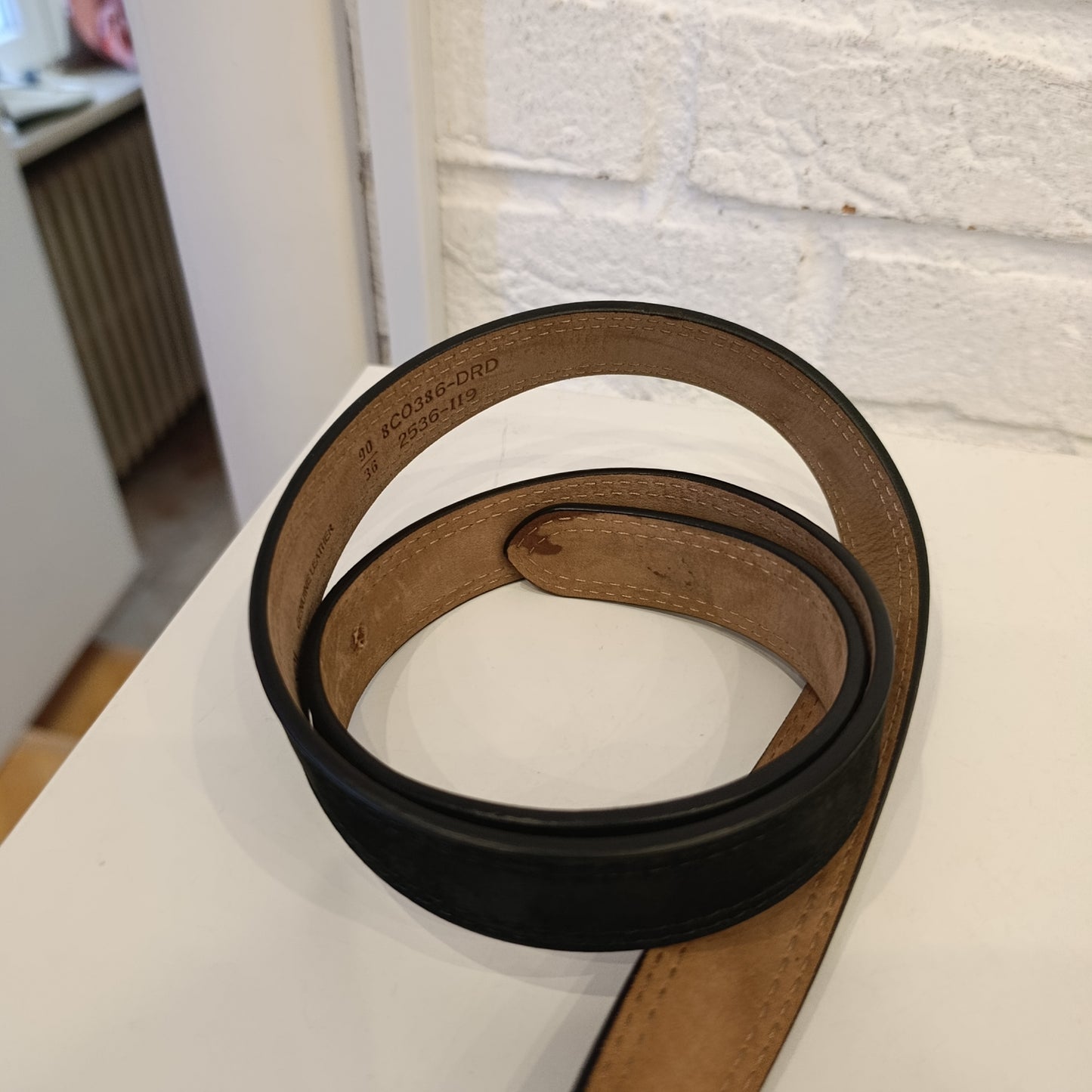 Cintura Fendi nera mis 90