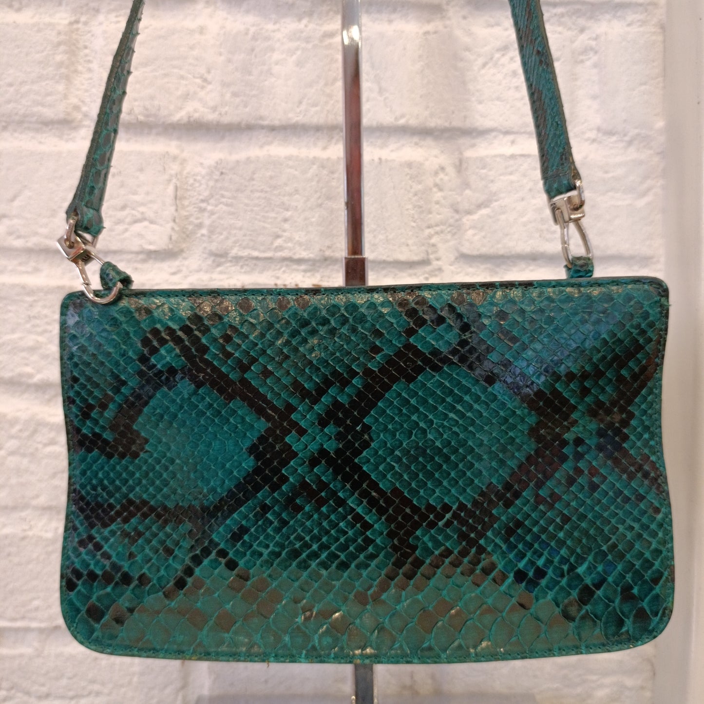 Borsa Furla verde in vera pelle