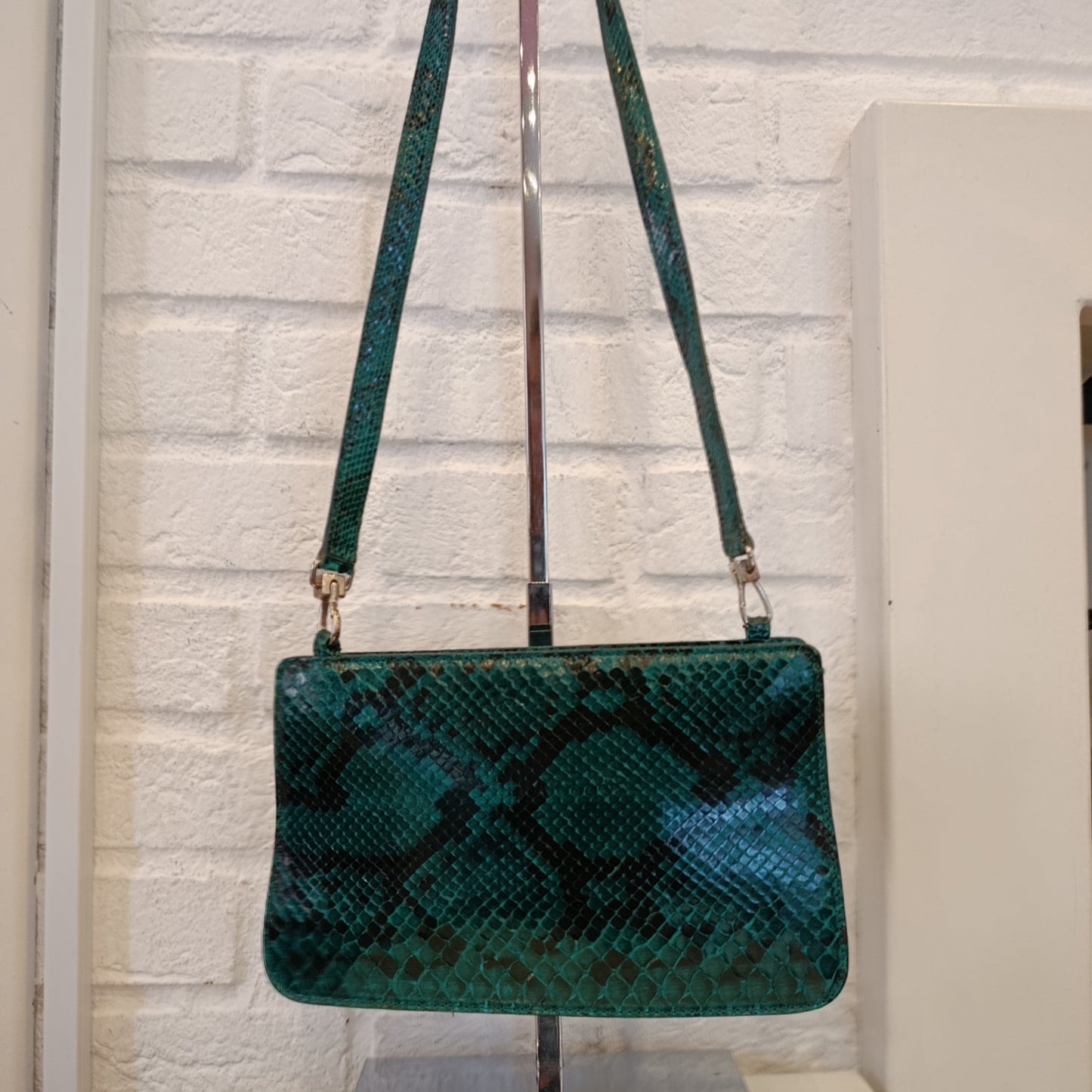Borsa Furla verde in vera pelle