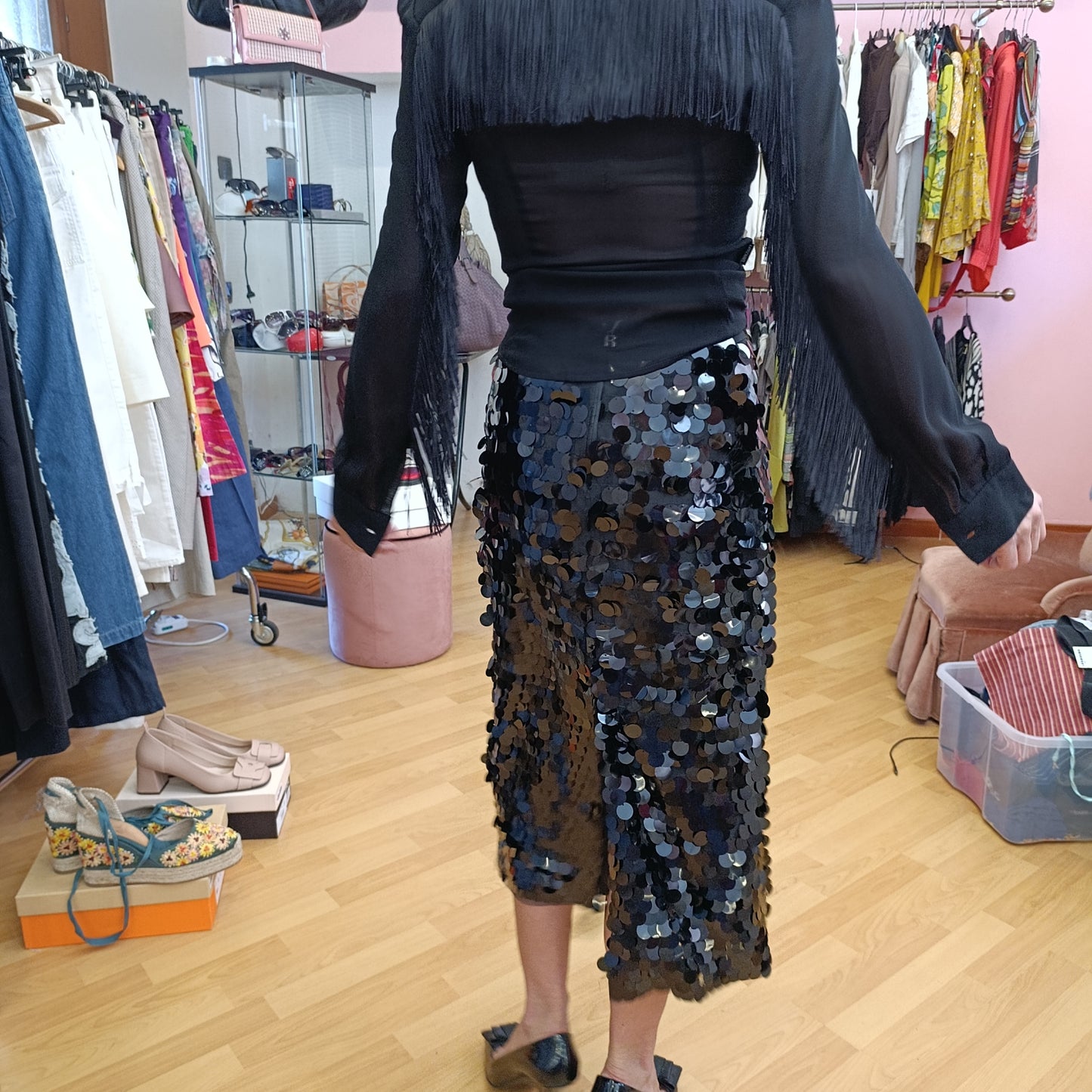 Camicia Moschino frange tg 42