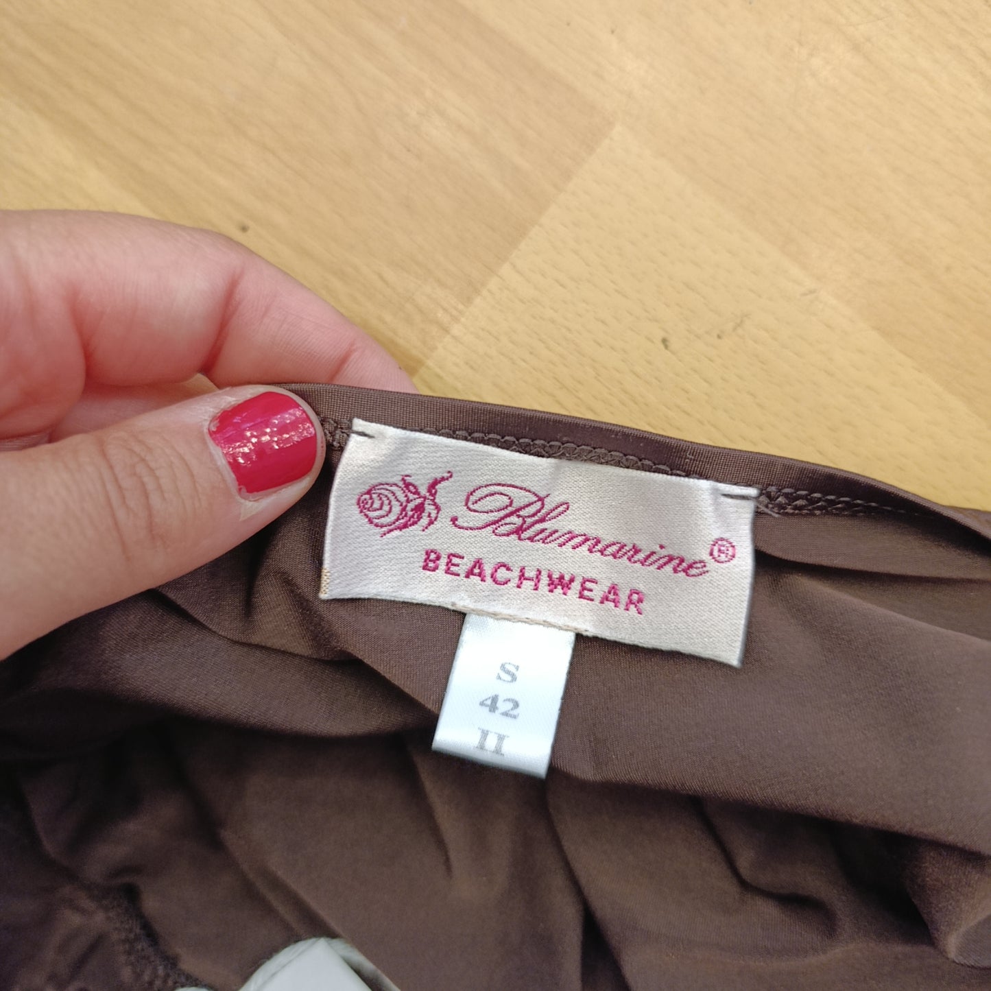 Top Blumarine tg S marrone