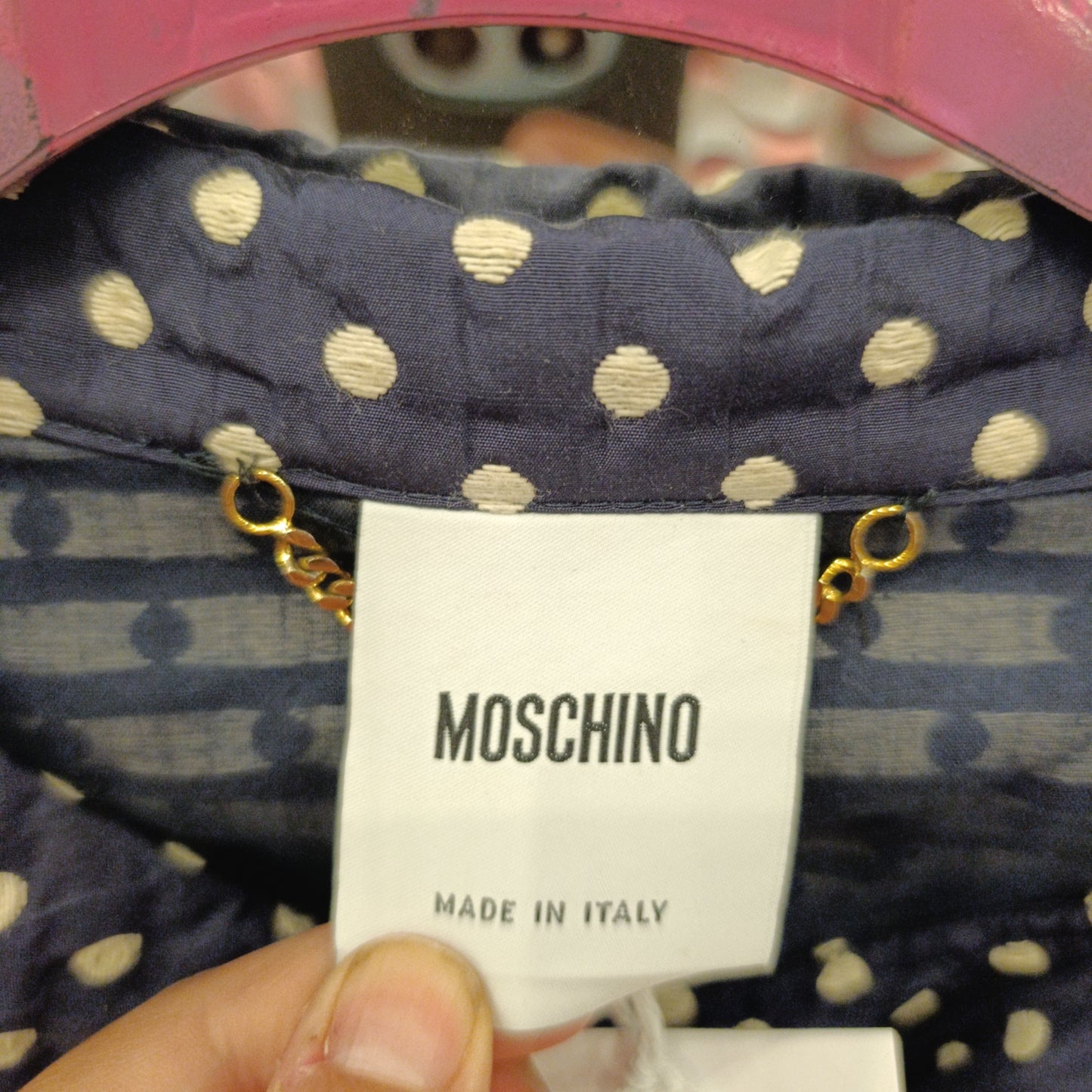 Trench Moschino pois tg 42