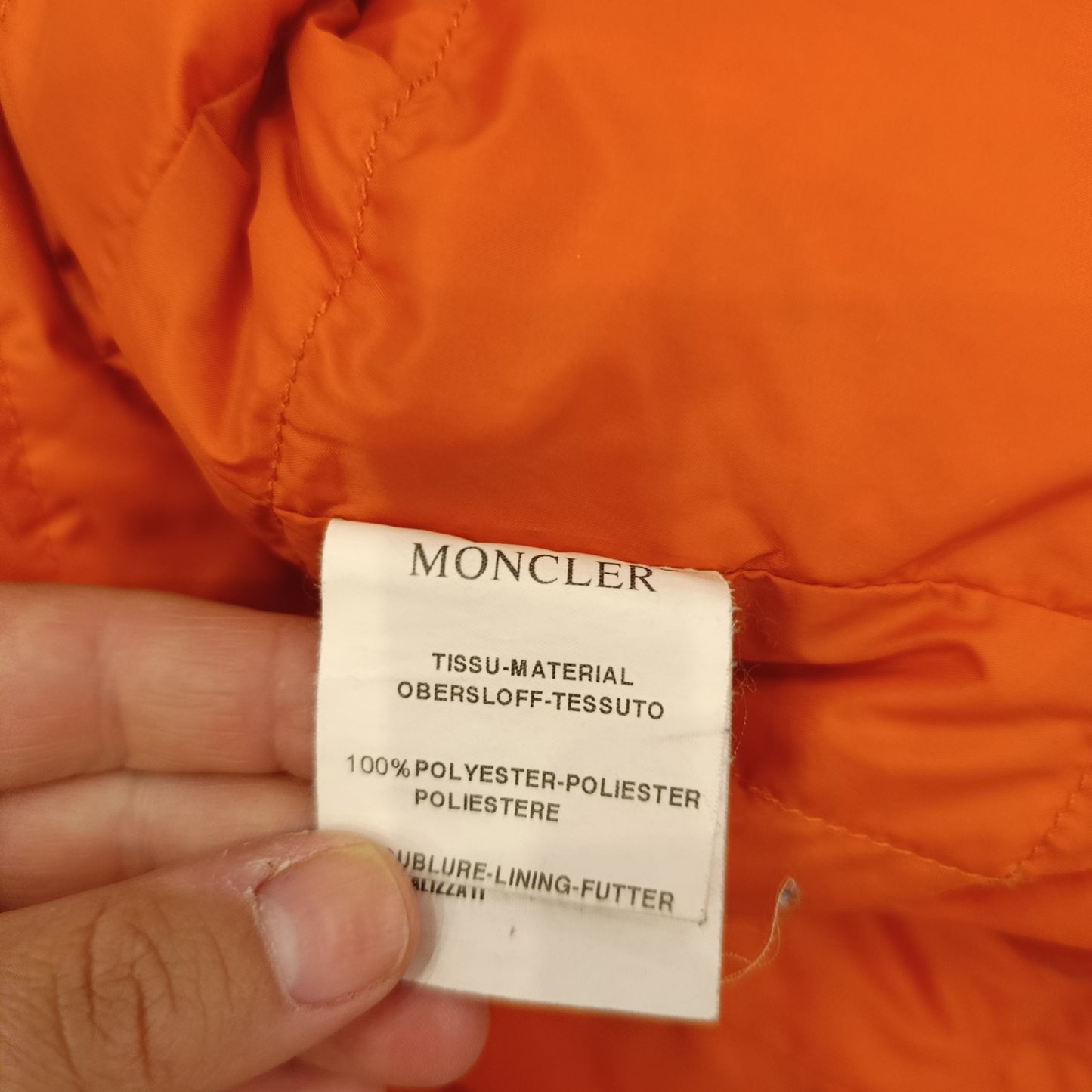 Moncler vintage arancio tg 0