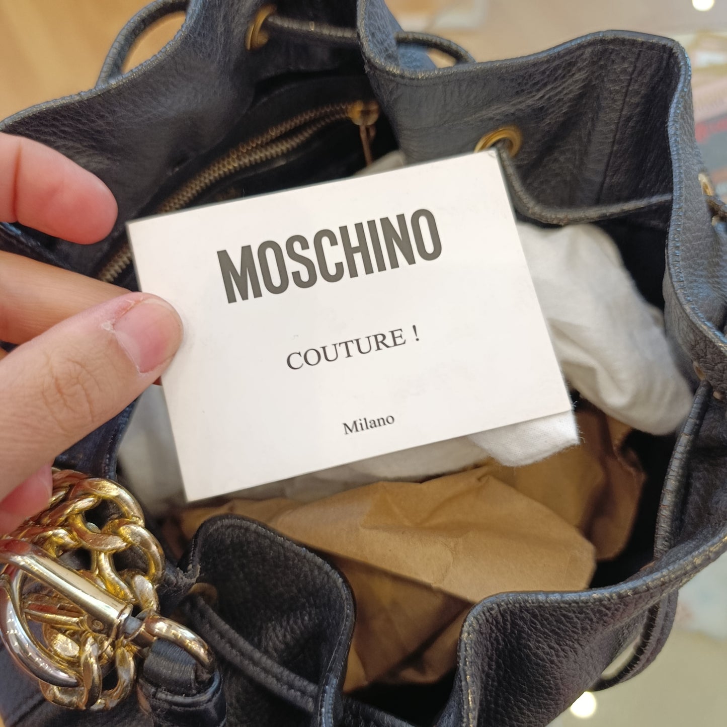 Borsa Moschino couture