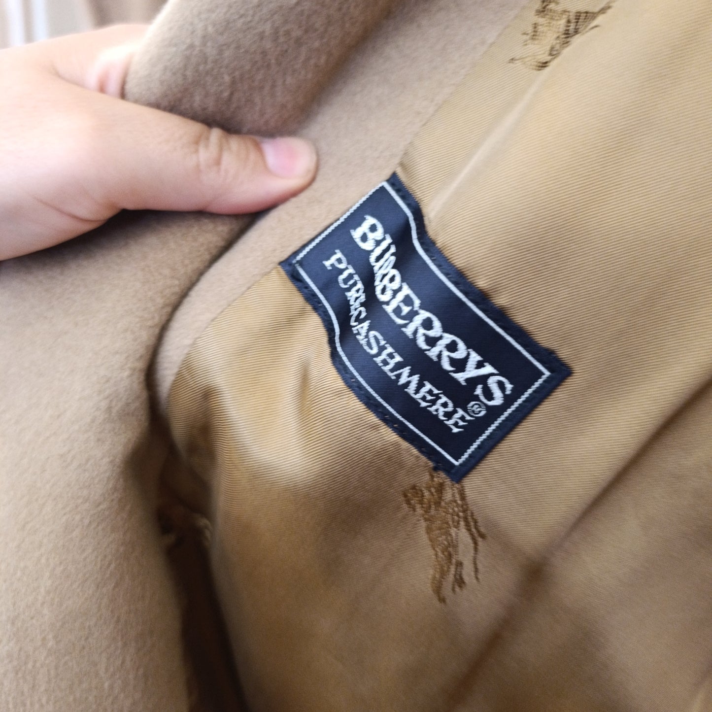 Cappotto Burberry cammello tg S abbondante