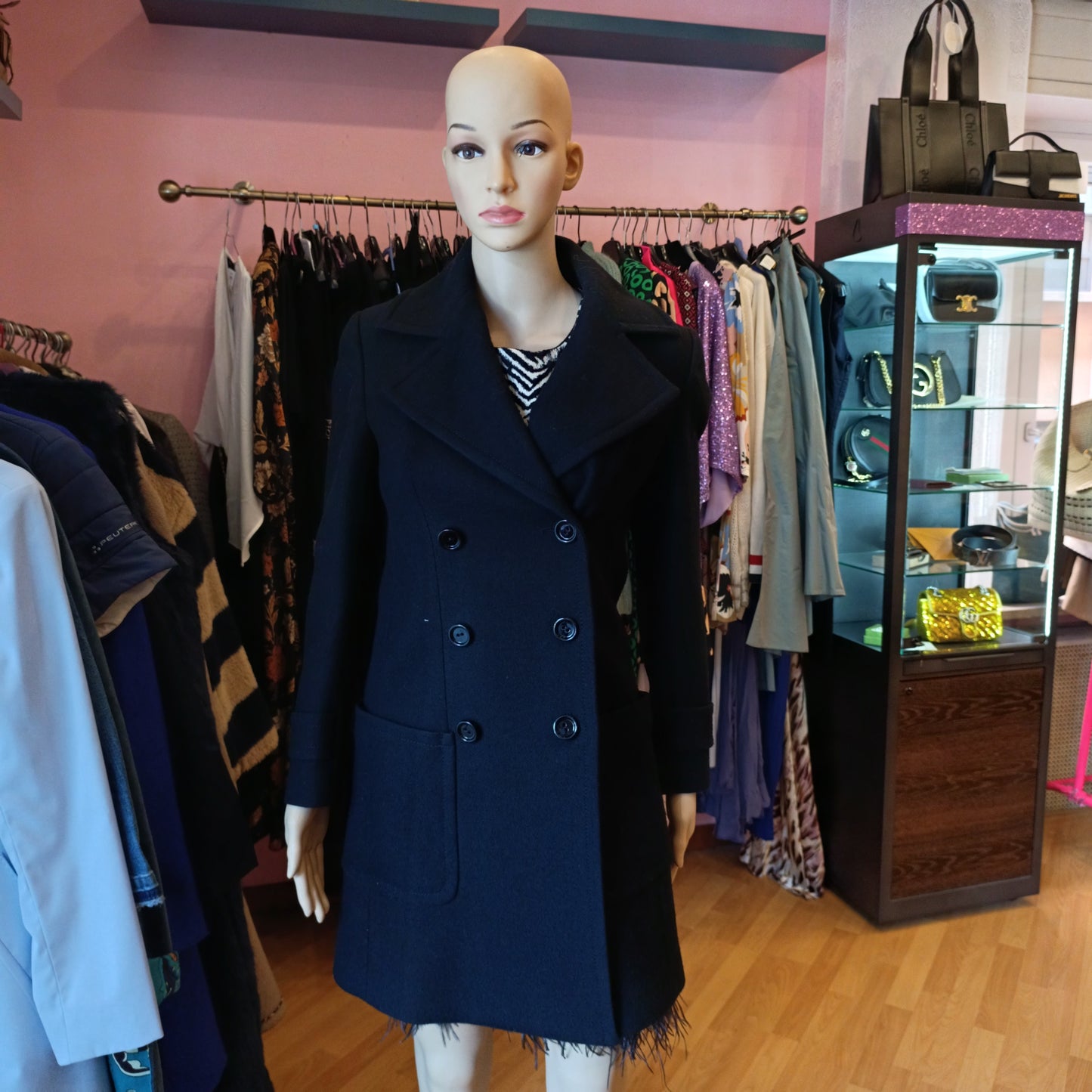 Cappotto Dundup nero classico tg 38