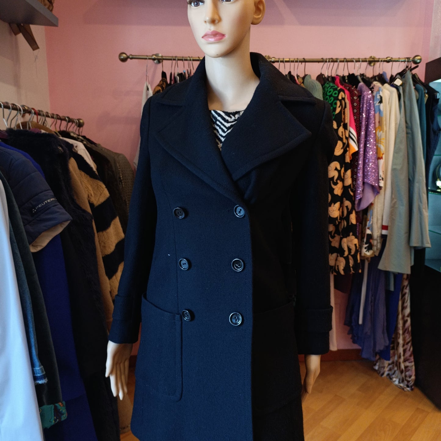 Cappotto Dundup nero classico tg 38