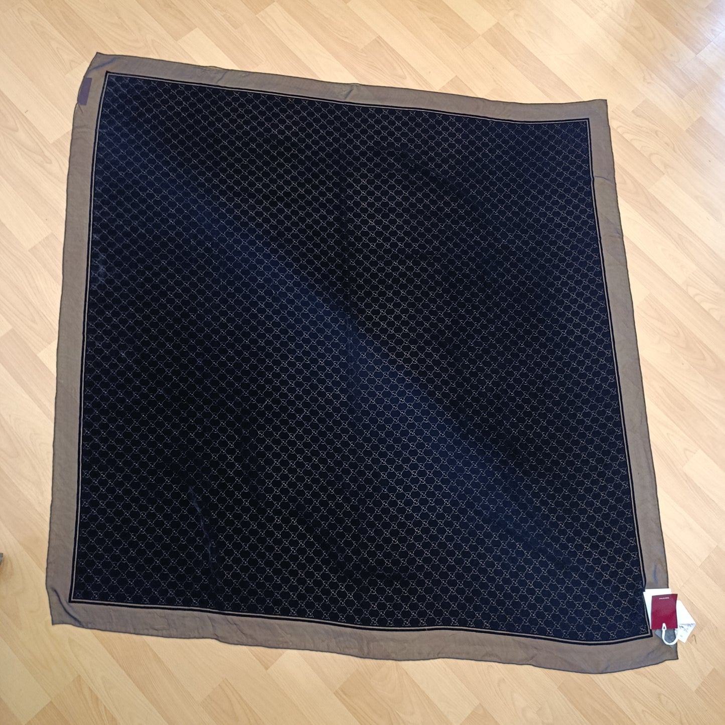 Sciarpa Gucci monogram velluto