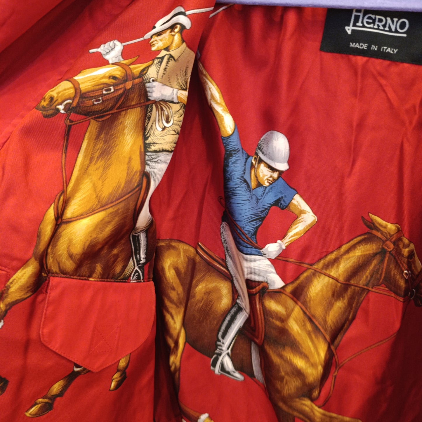 Trench Herno tg 52 rosso vintage