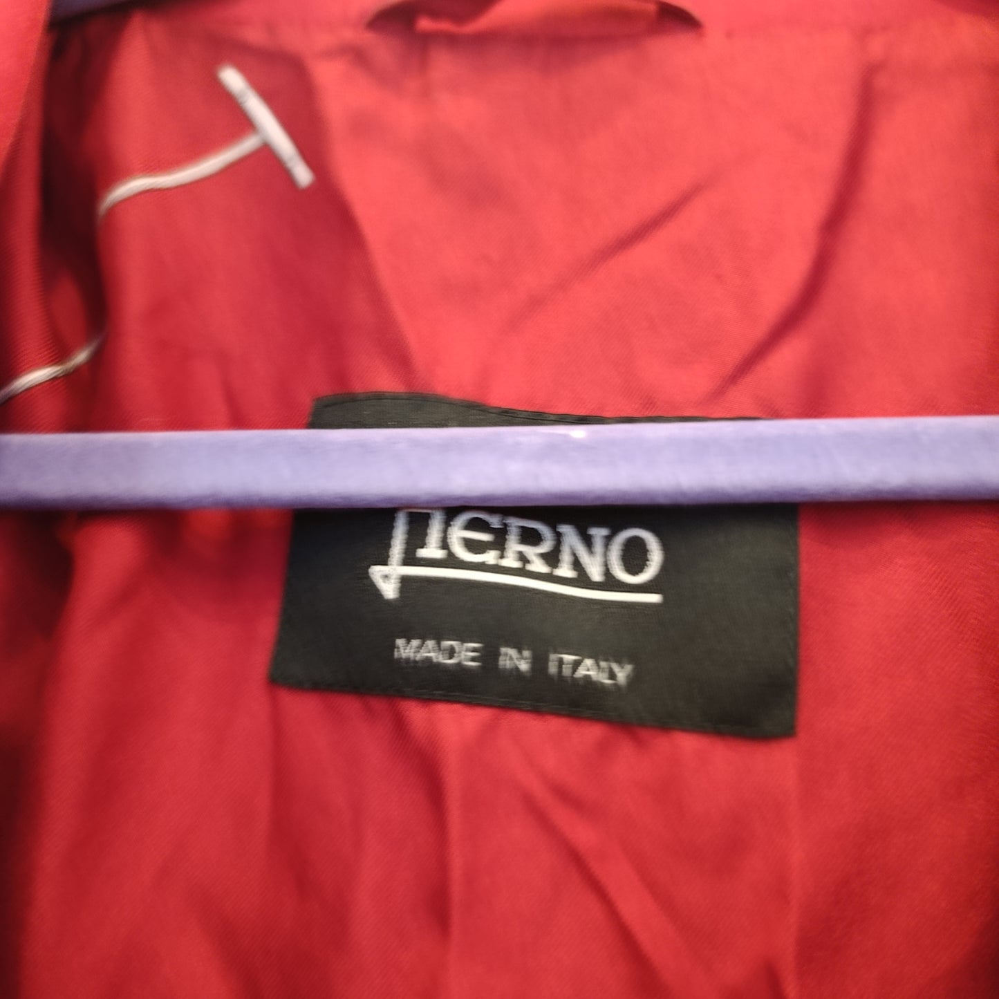 Trench Herno tg 52 rosso vintage