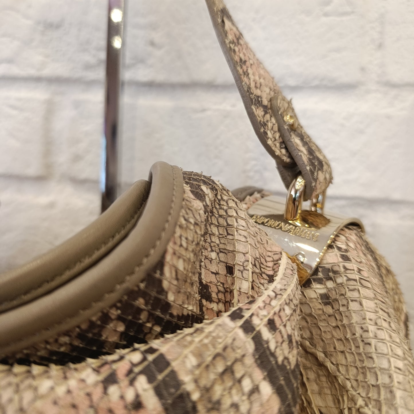 Borsa Emporio Armani pitone