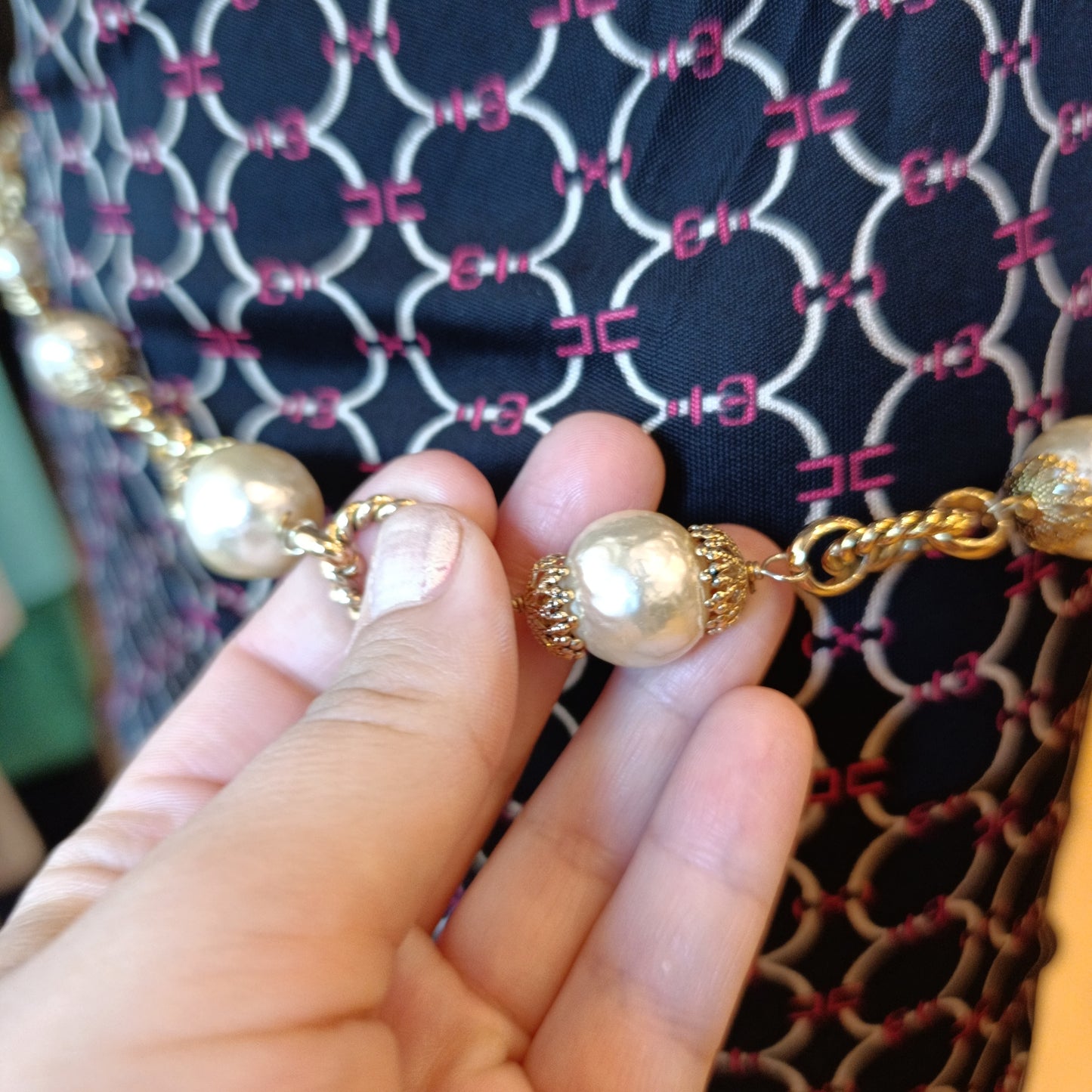 Cintura vintage perle