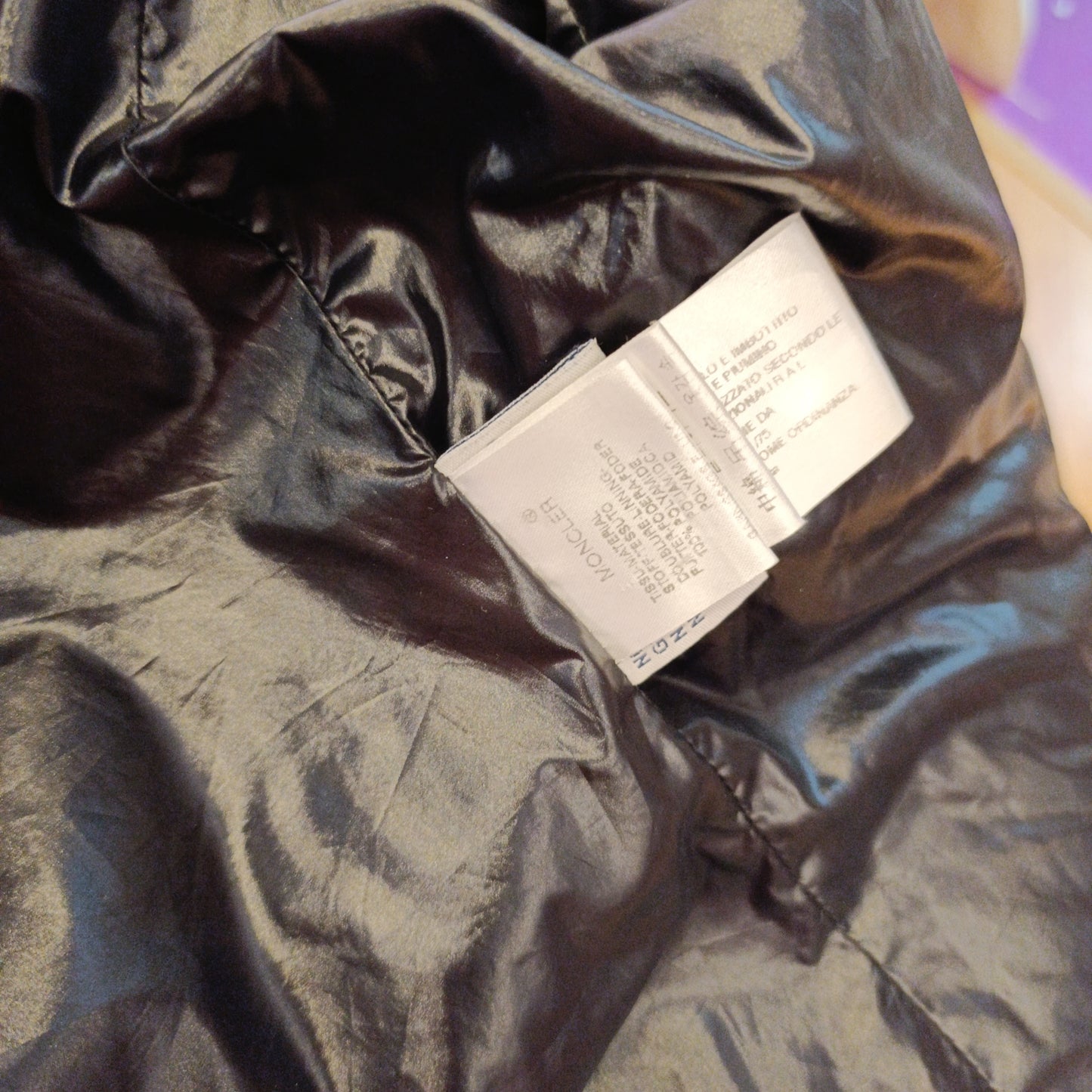 Moncler nero tg 4