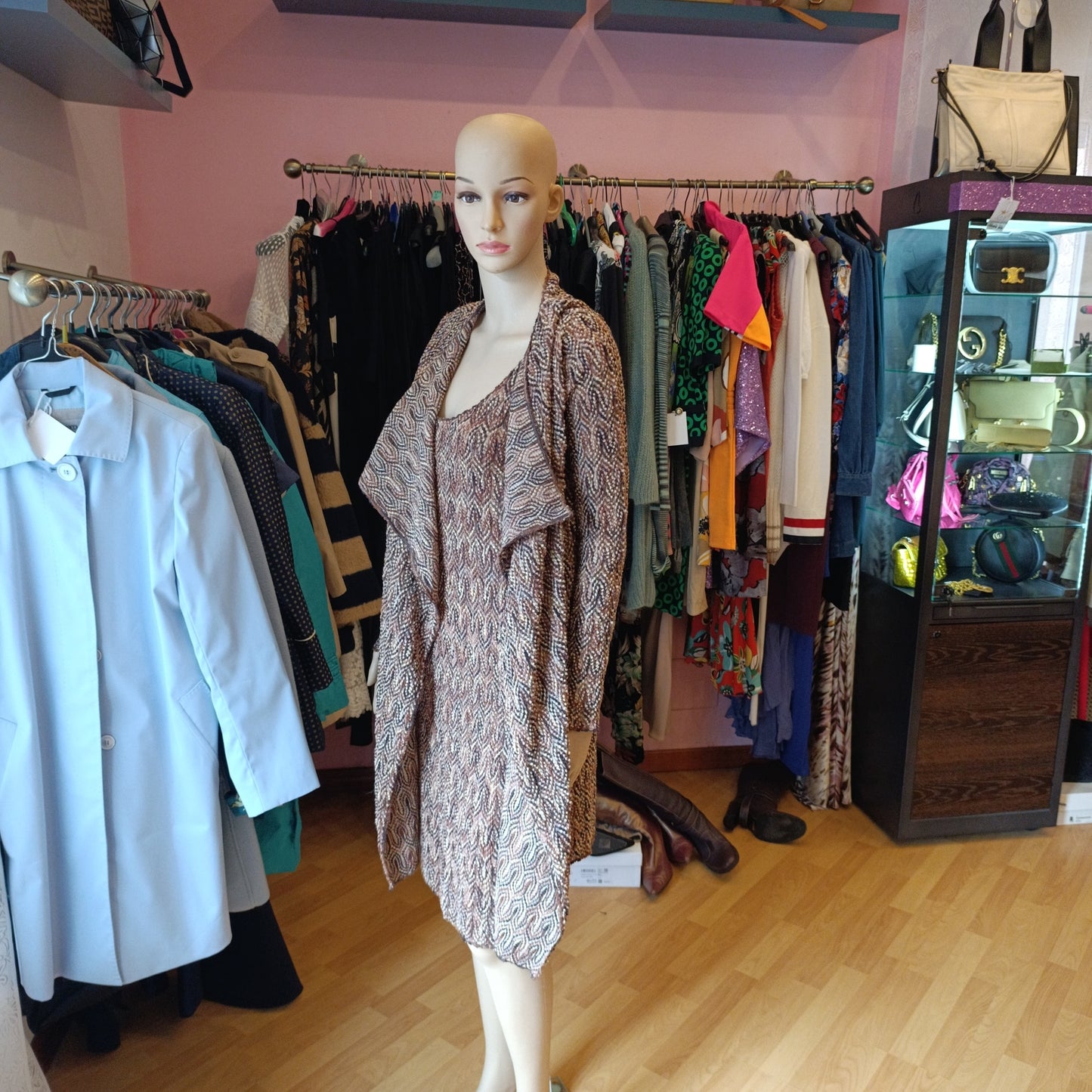 Abito Missoni tg 44 con cardigan