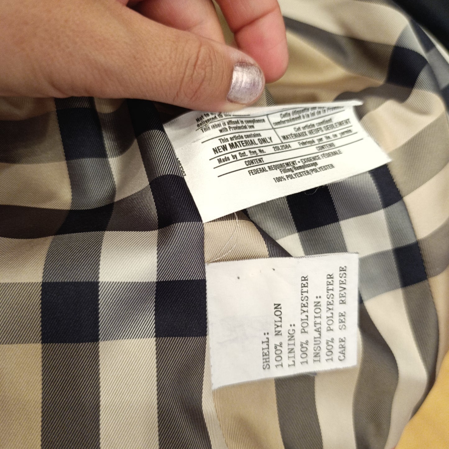 Piumino Burberry tg 40 corto