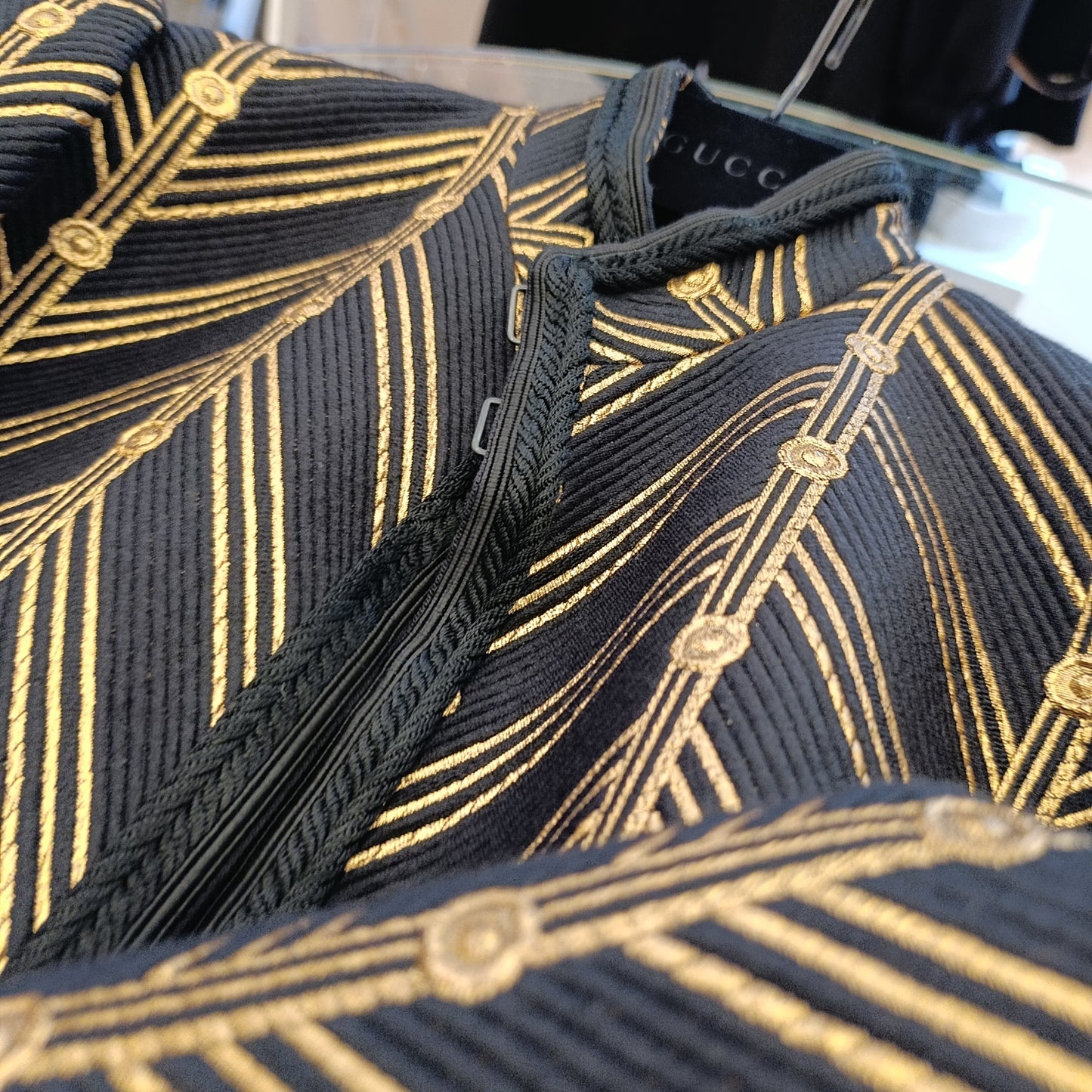 Giacca Gucci tg S black&gold