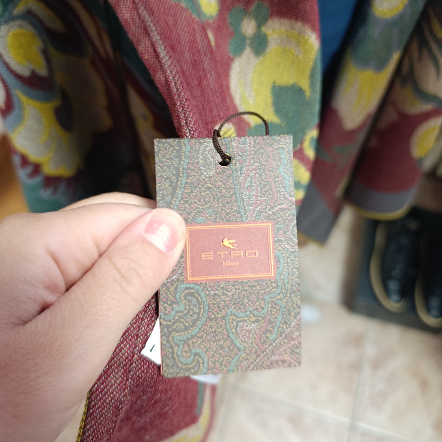 Cappa Etro nuovo con cartellino
