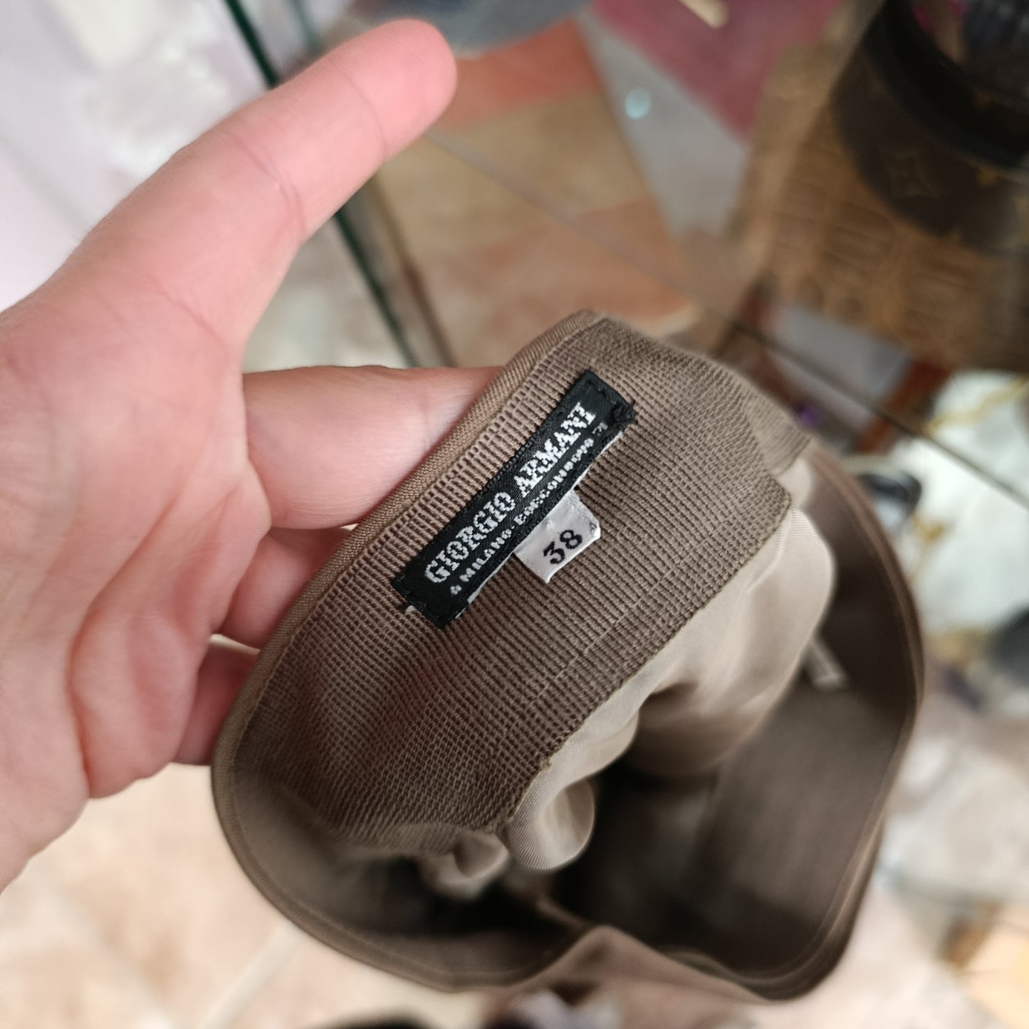 Gonna Giorgio Armani beige tg 38